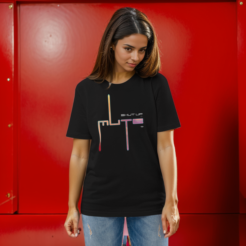 Camiseta de algodón orgánico Mute