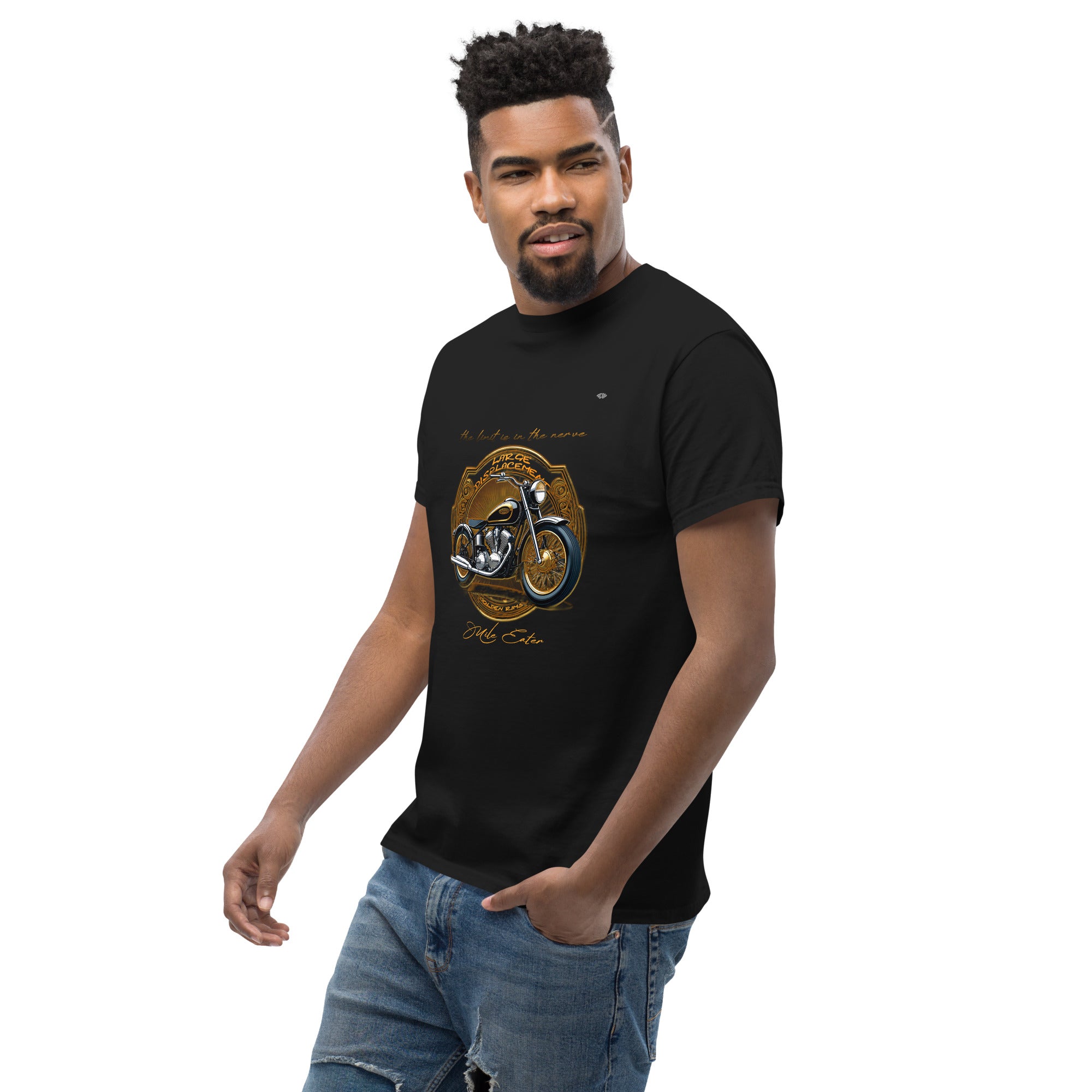 Camiseta algodón Mile Eater gold