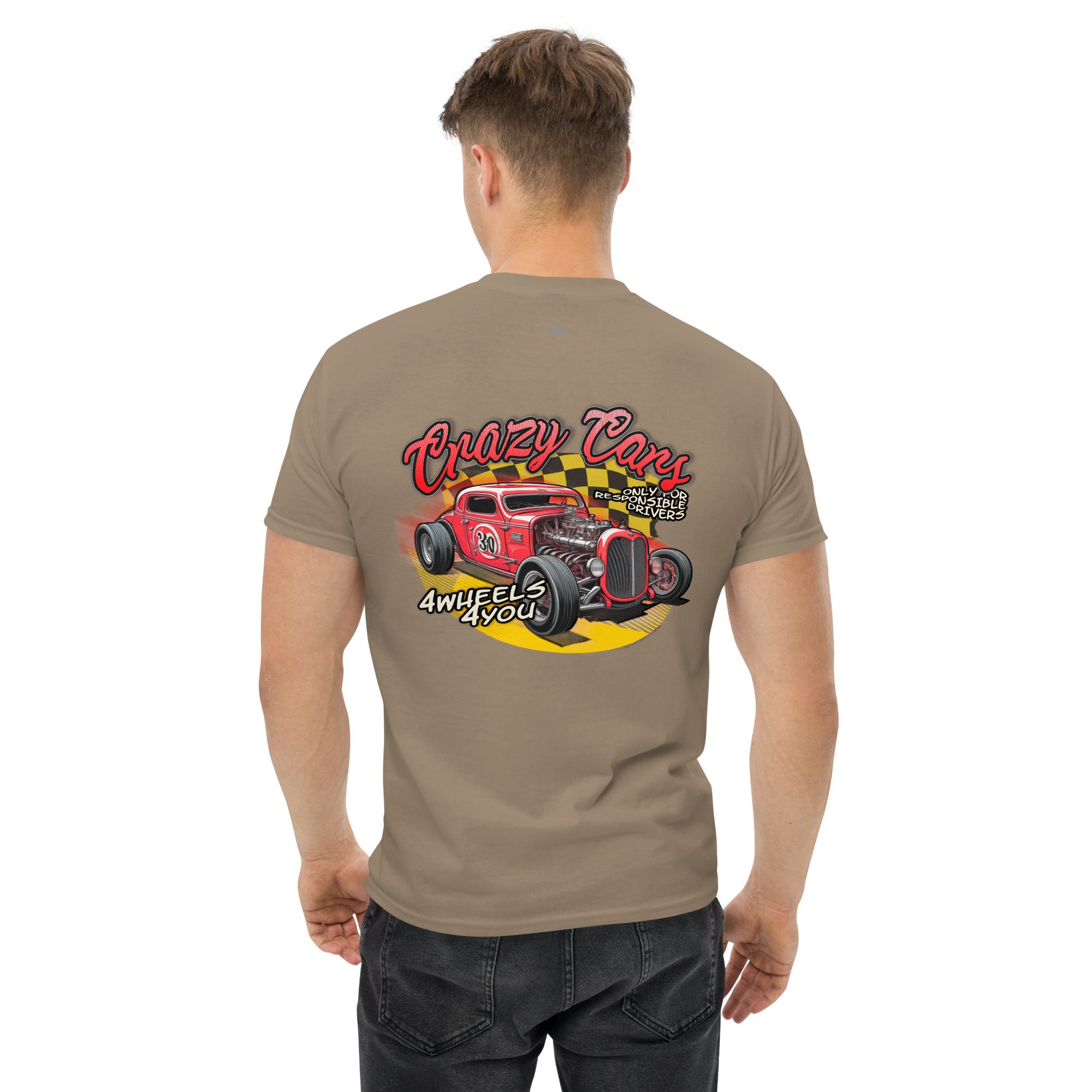 Camiseta Hombre Crazy Cars