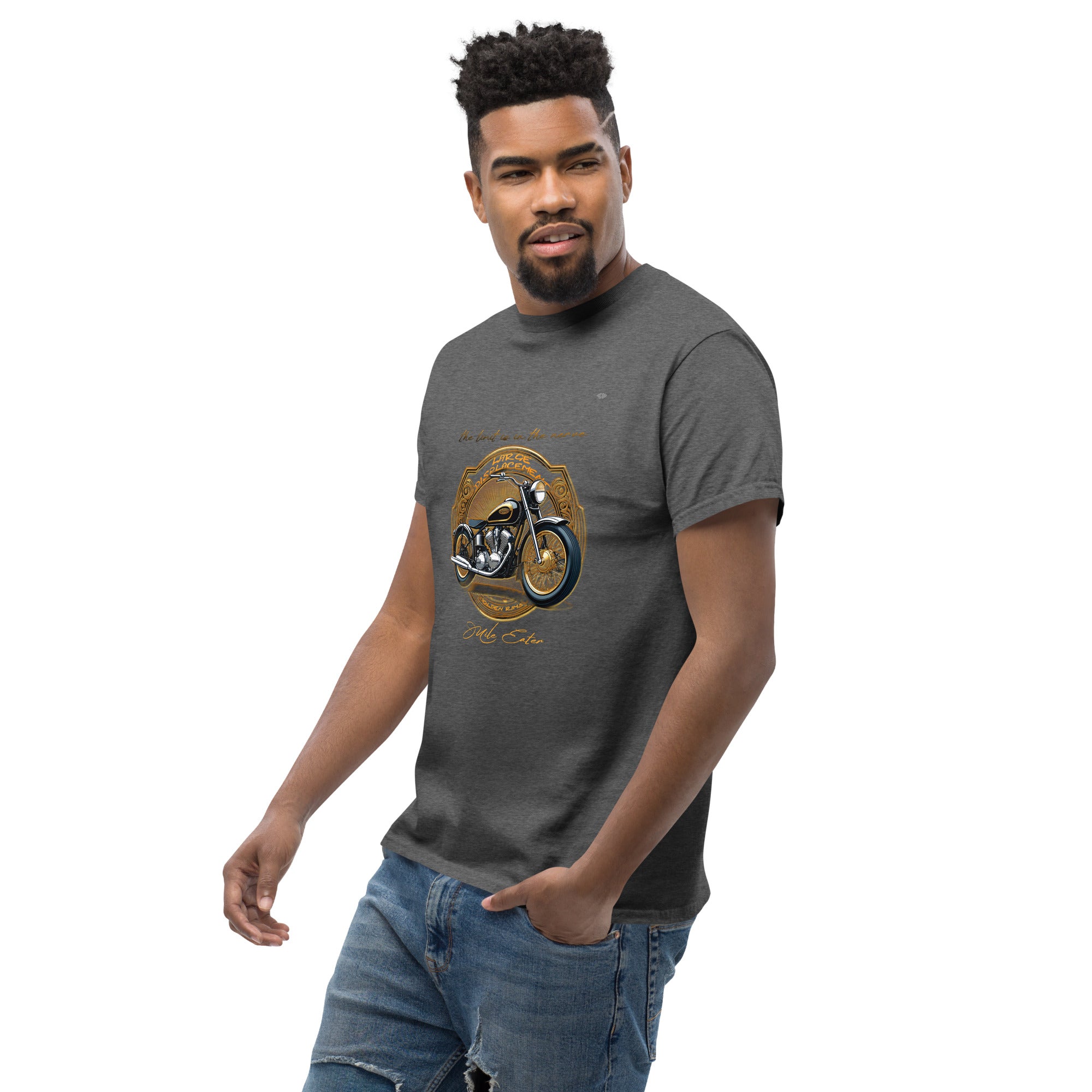 Camiseta algodón Mile Eater gold