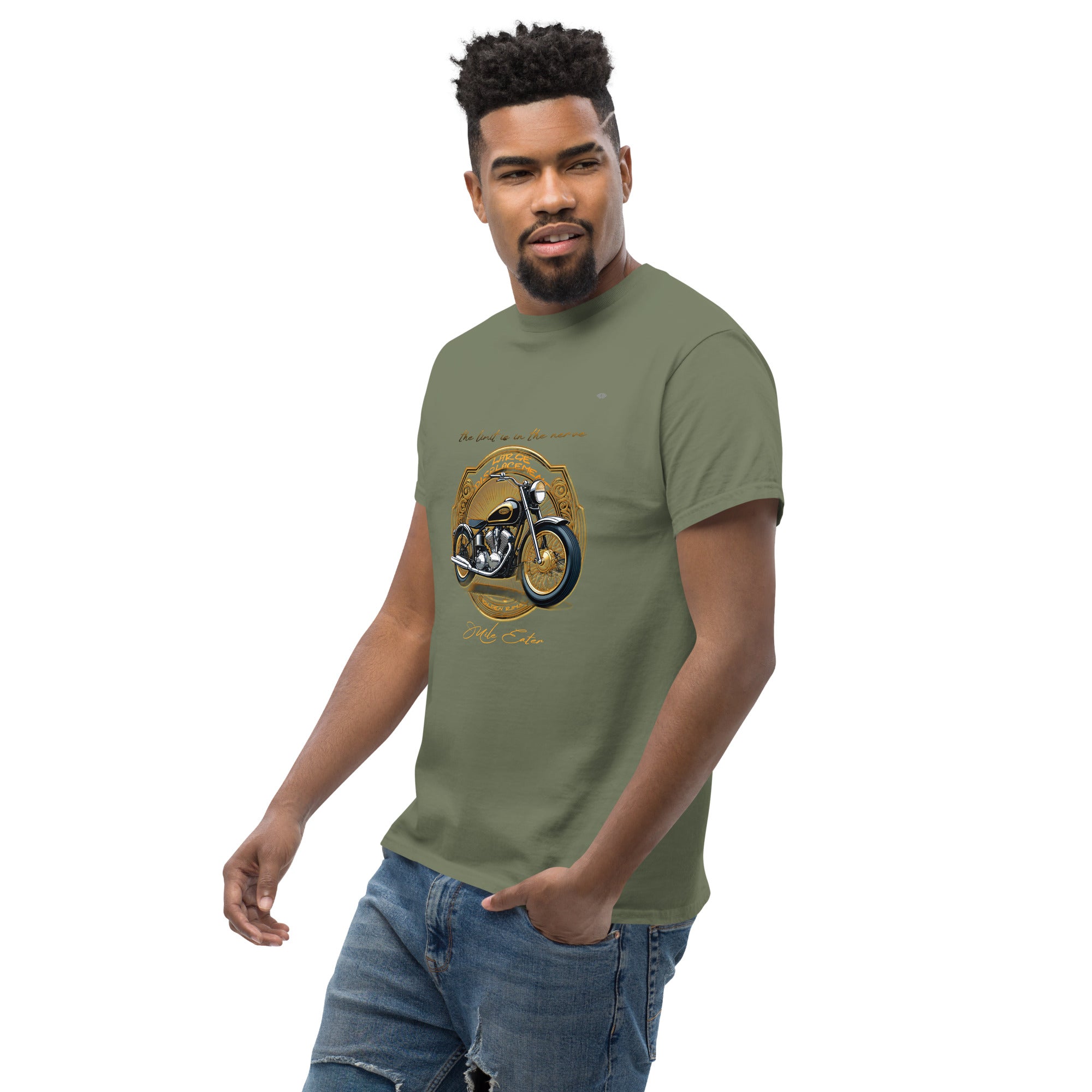 Camiseta algodón Mile Eater gold