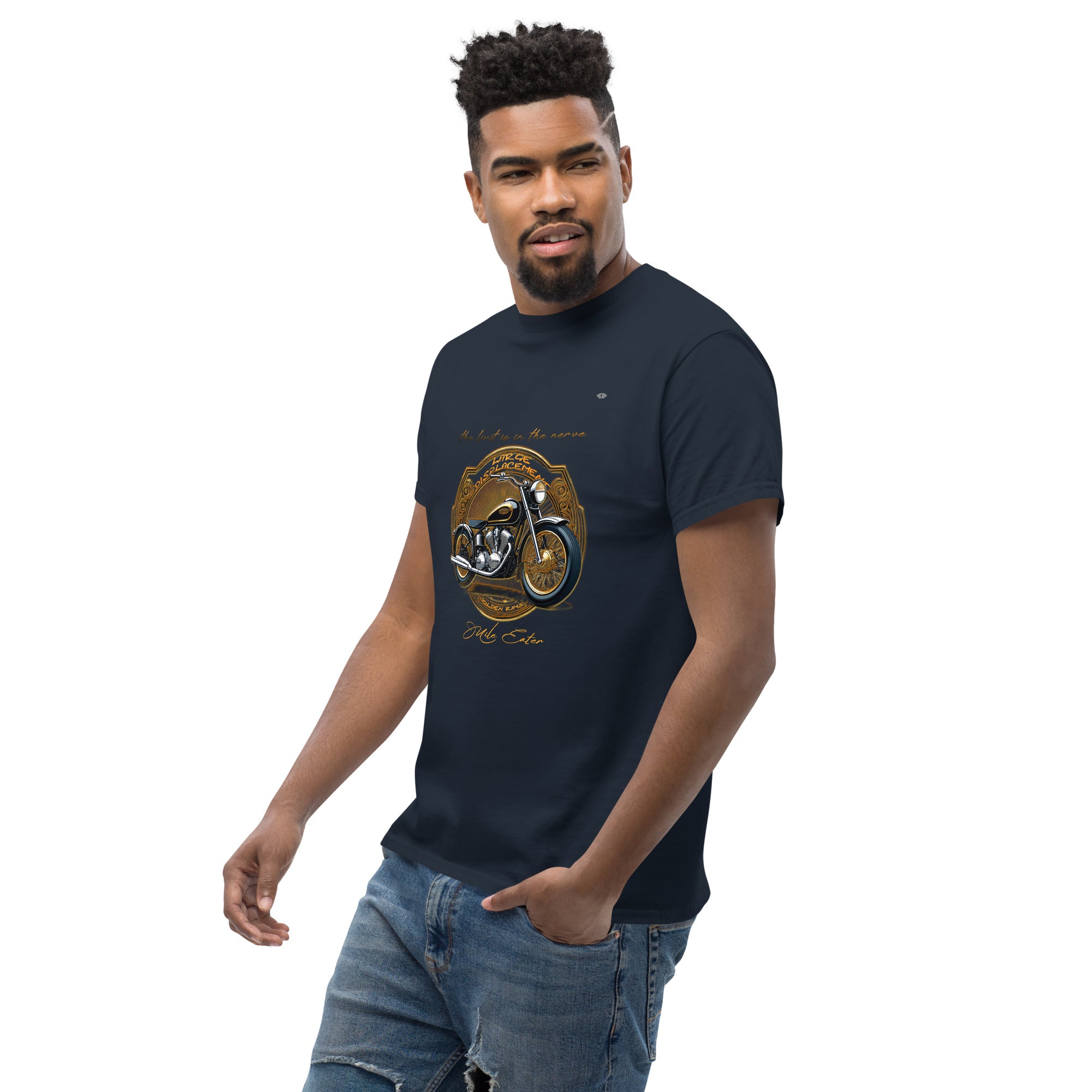 Camiseta algodón Mile Eater gold