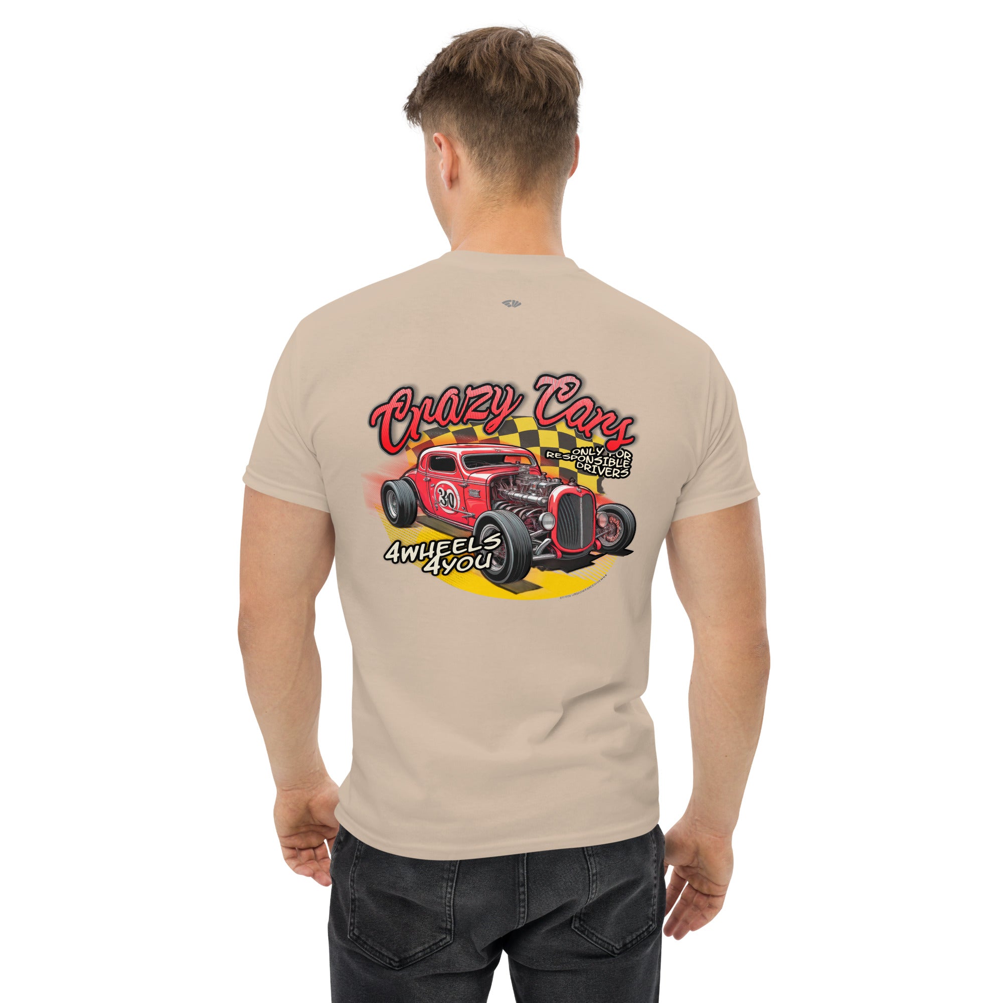 Camiseta Hombre Crazy Cars