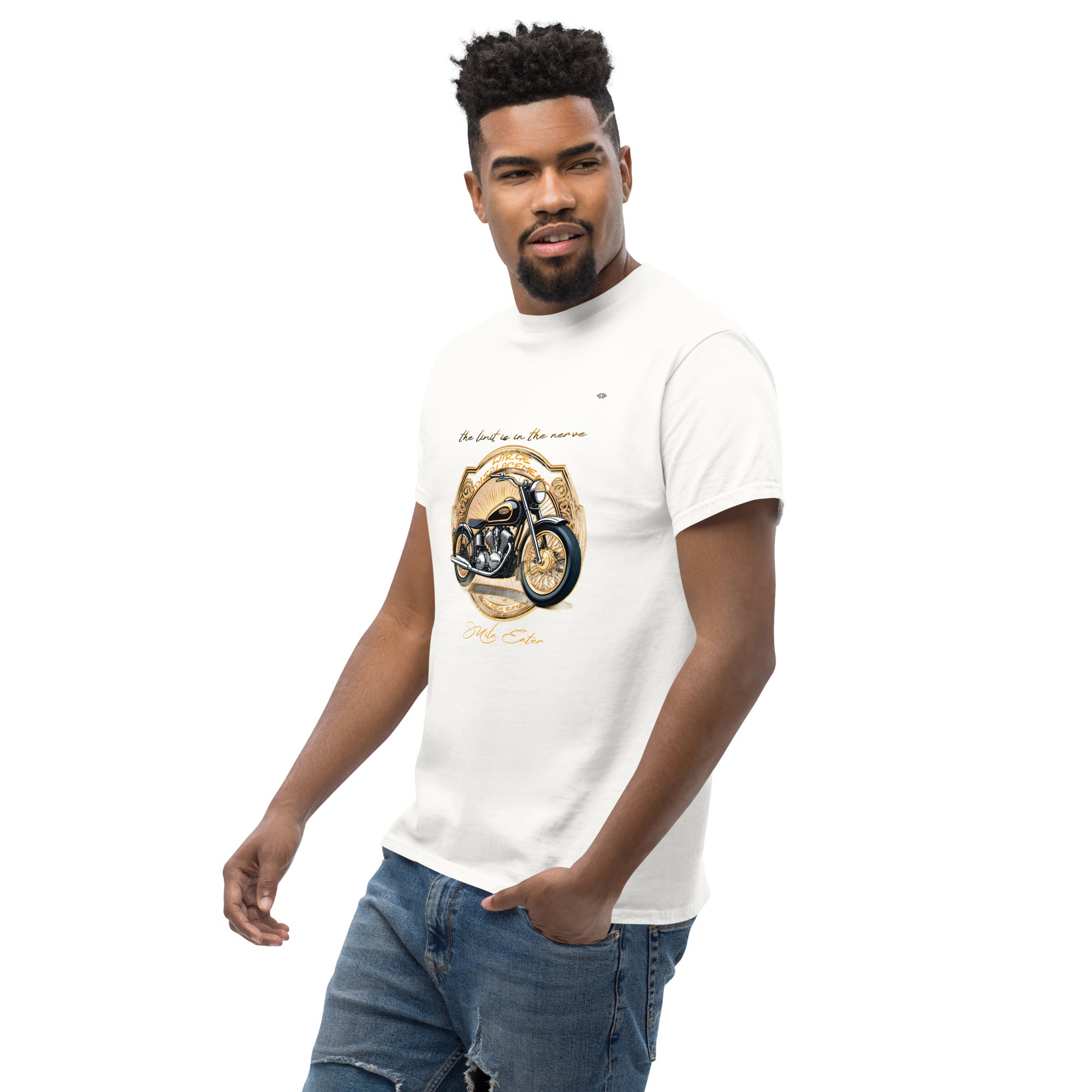 Camiseta algodón Mile Eater gold