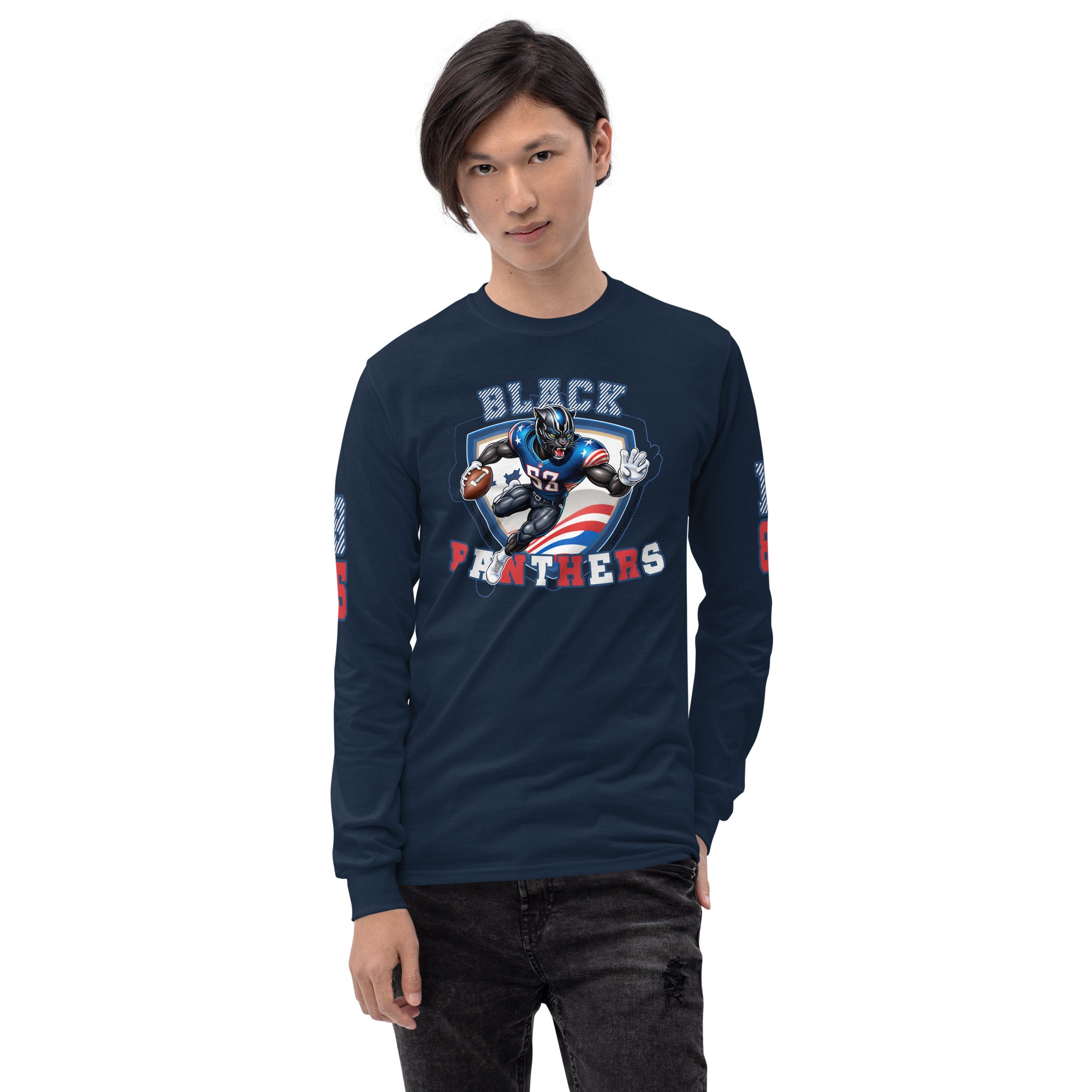 Camiseta manga larga Hombre Black Panthers