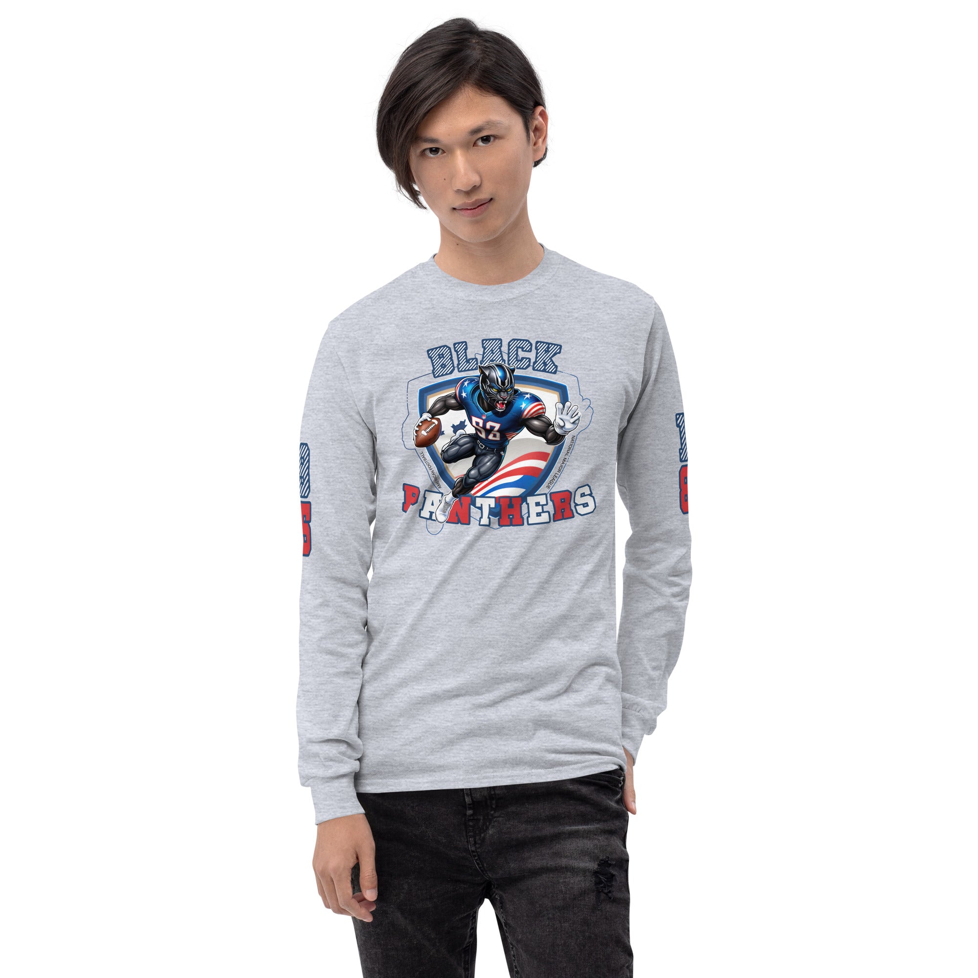Camiseta manga larga Hombre Black Panthers