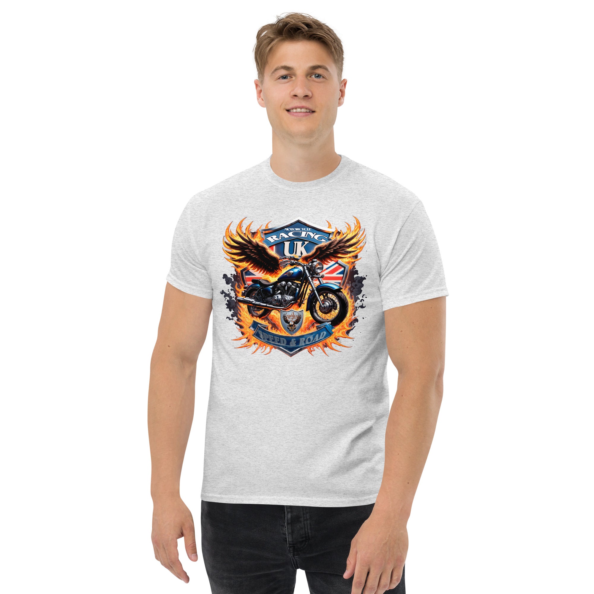 Camiseta algodón Motorcycle Racing UK