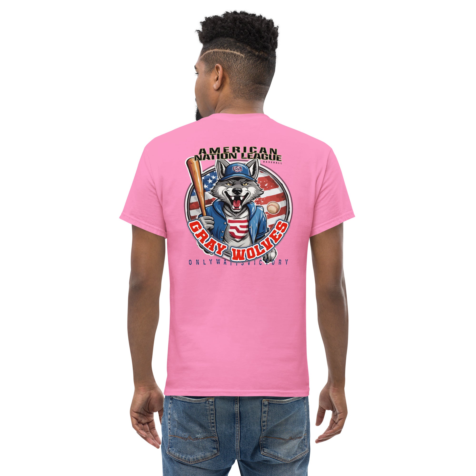 Camiseta Hombre Grey wolves