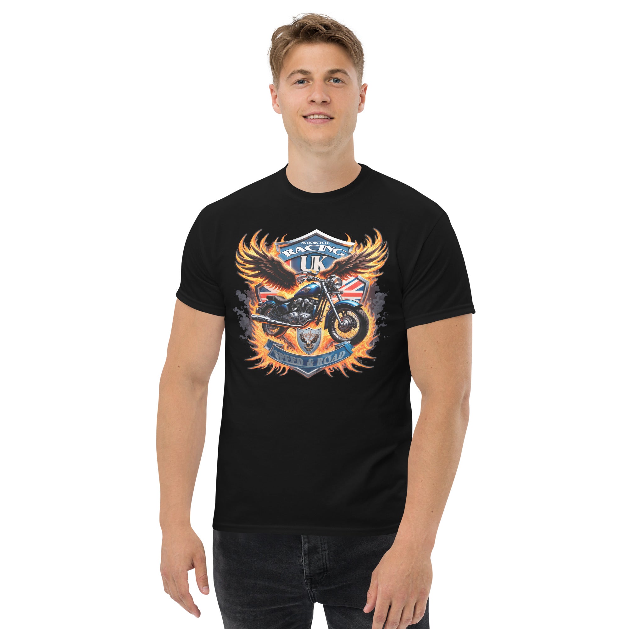 Camiseta algodón Motorcycle Racing UK