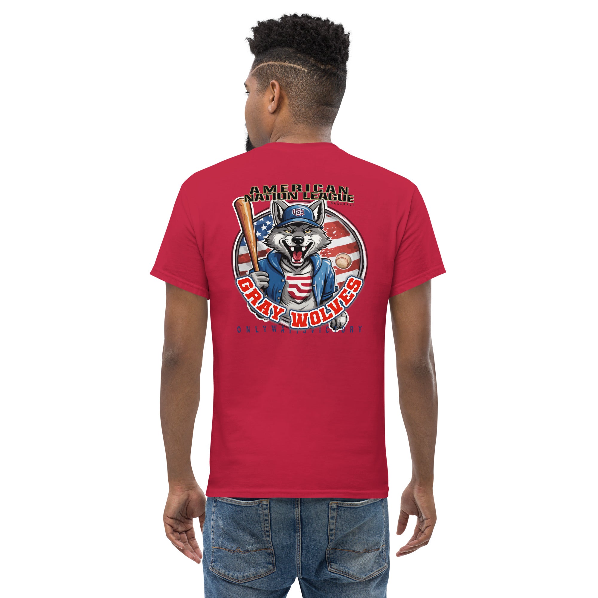 Camiseta Hombre Grey wolves