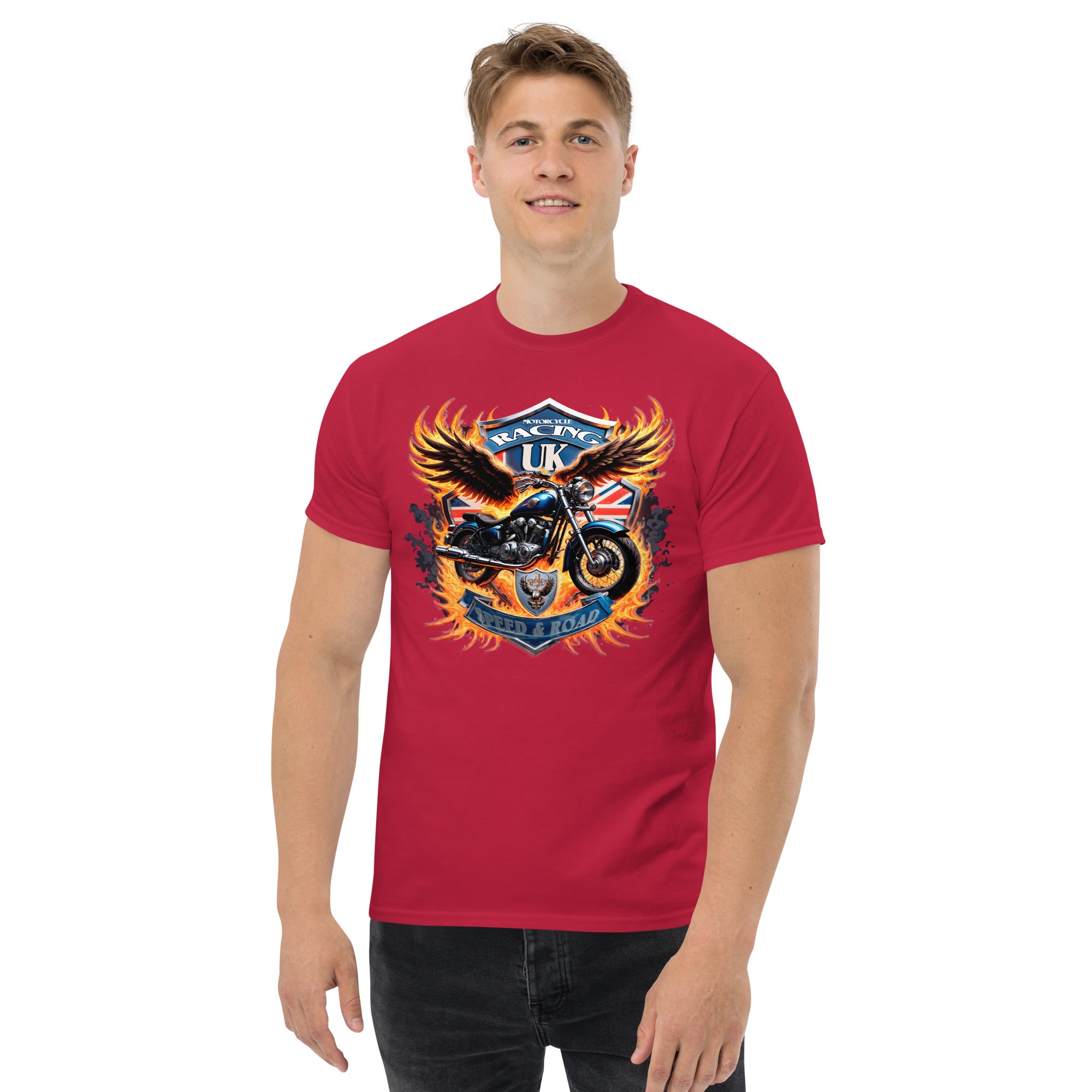 Camiseta algodón Motorcycle Racing UK