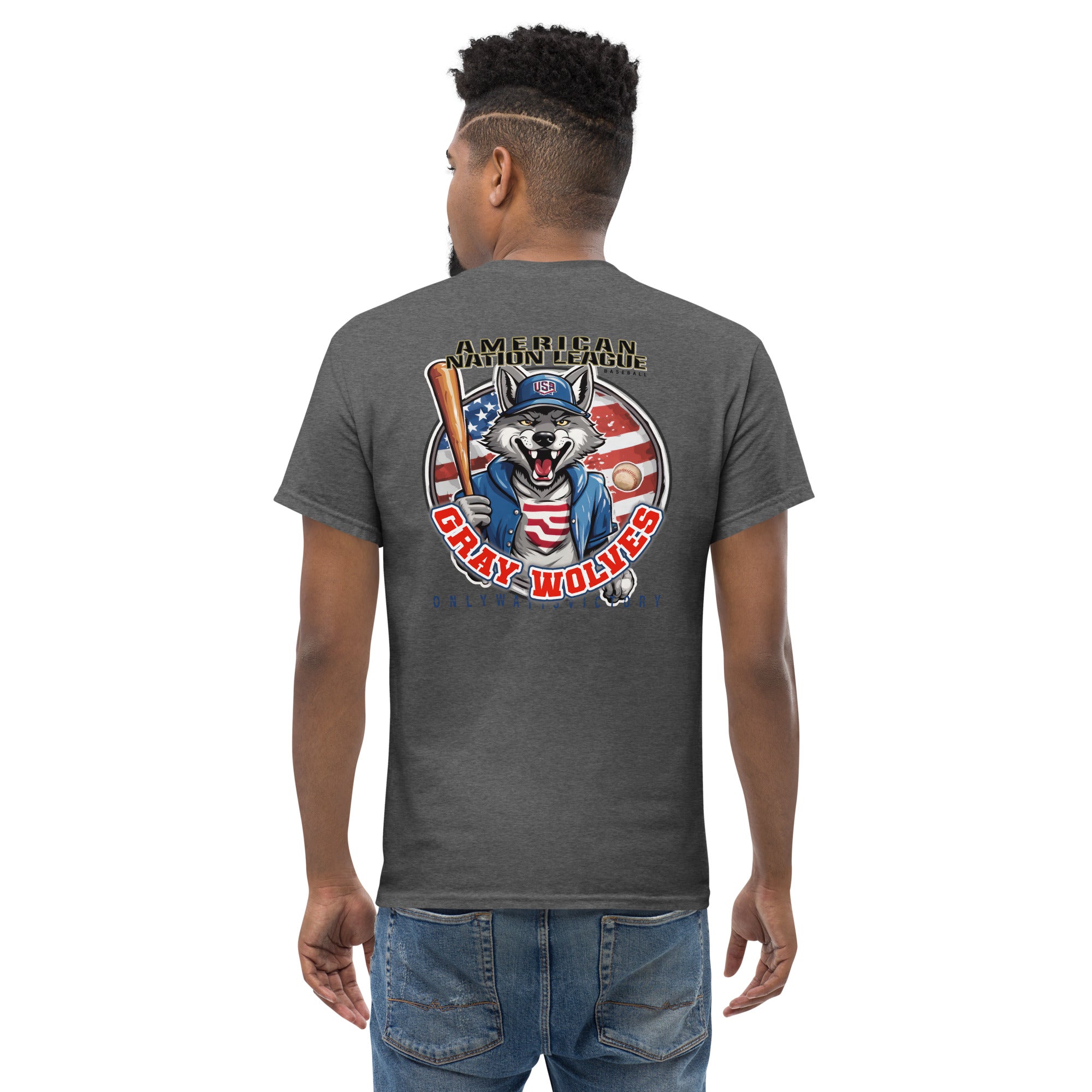 Camiseta Hombre Grey wolves