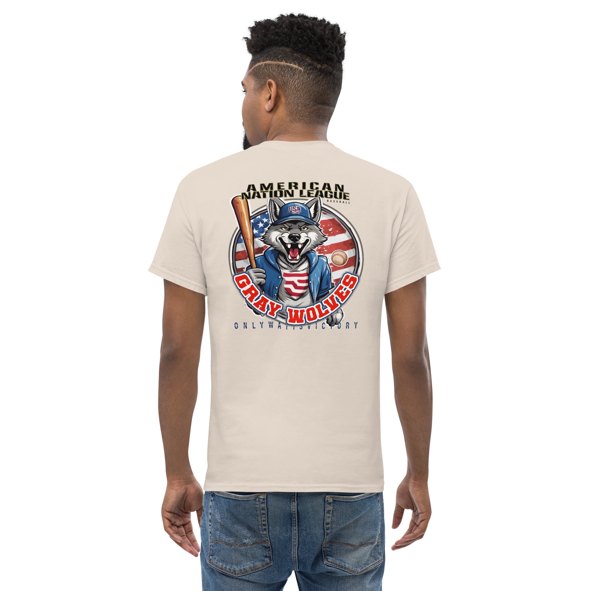 Camiseta Hombre Grey wolves