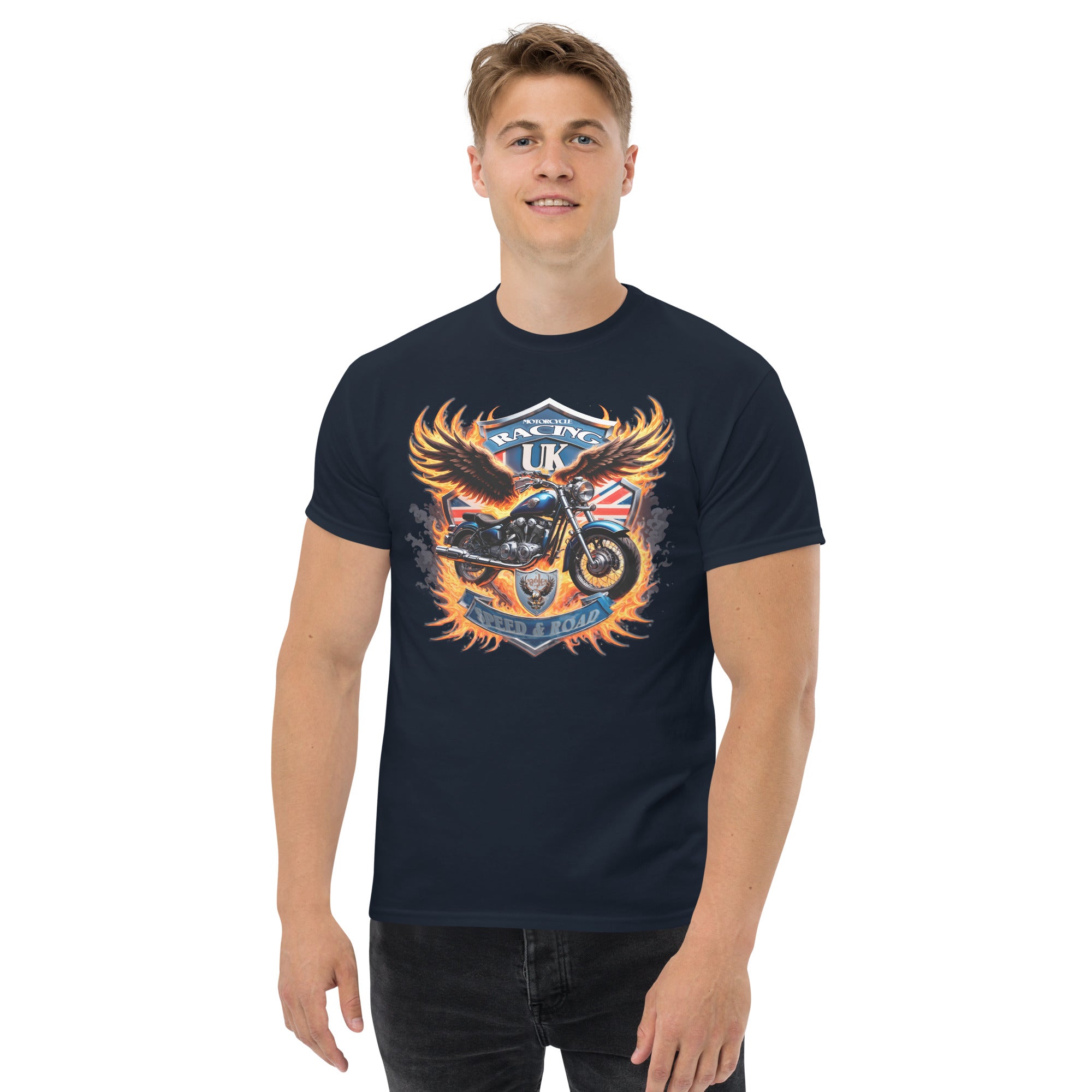 Camiseta algodón Motorcycle Racing UK