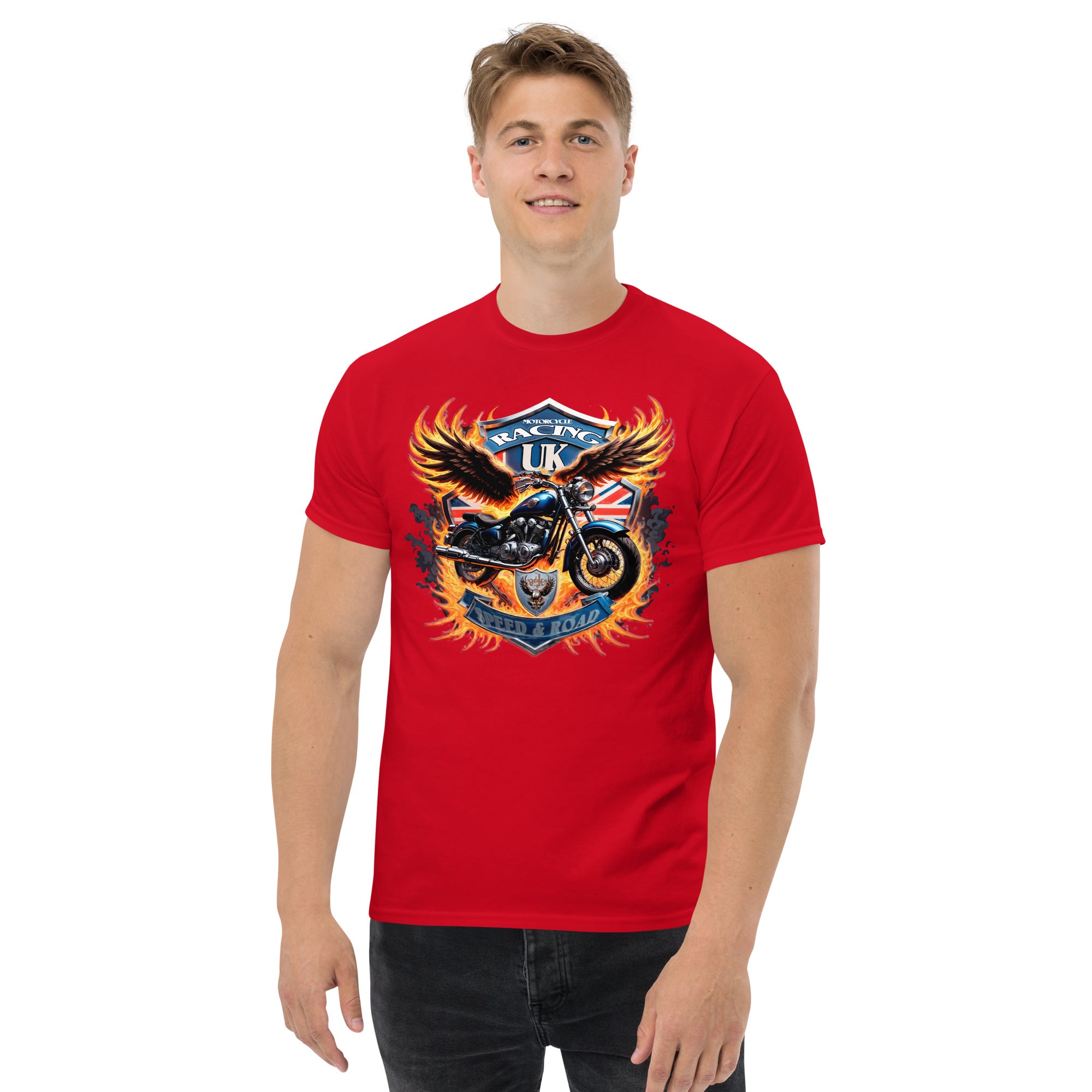 Camiseta algodón Motorcycle Racing UK