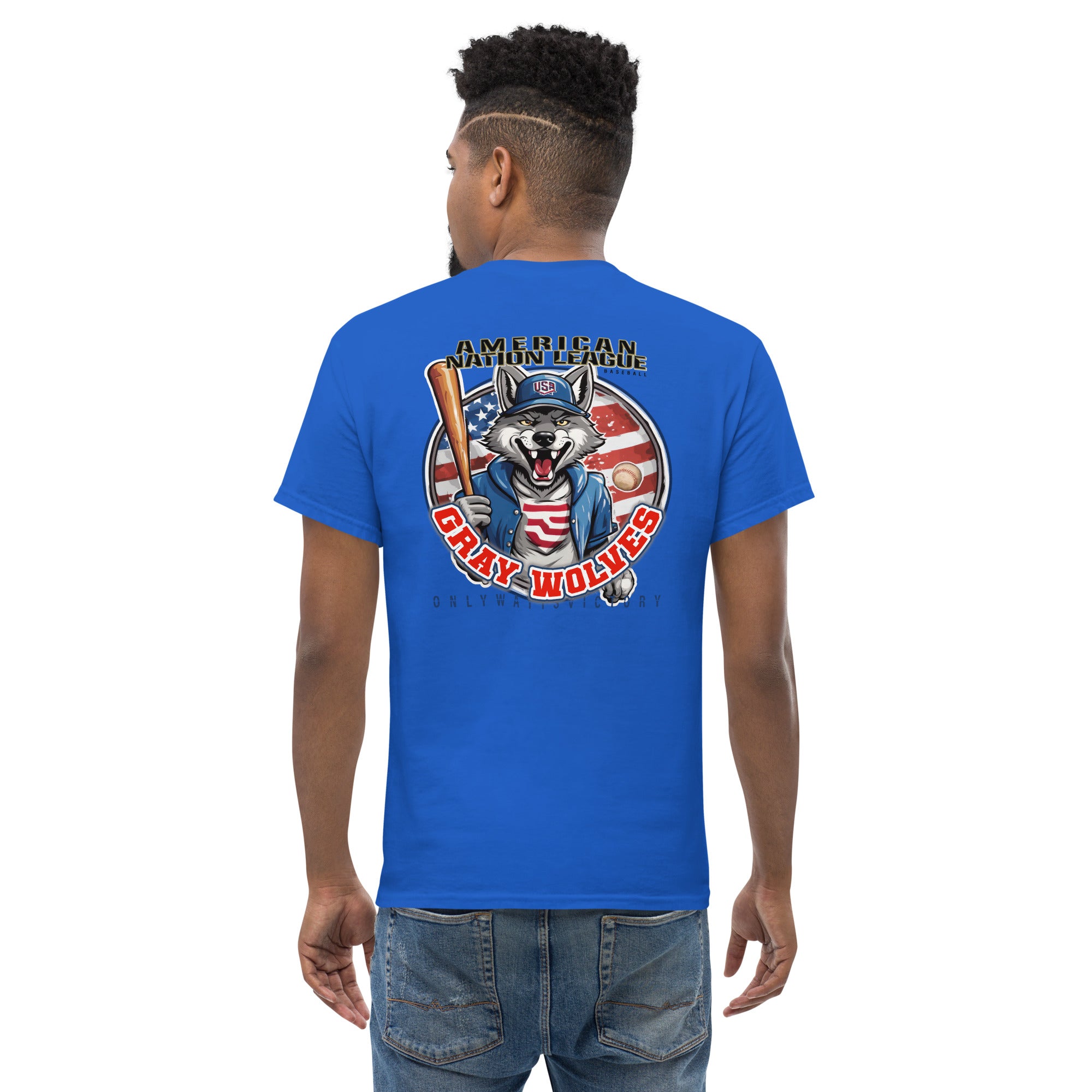 Camiseta Hombre Grey wolves