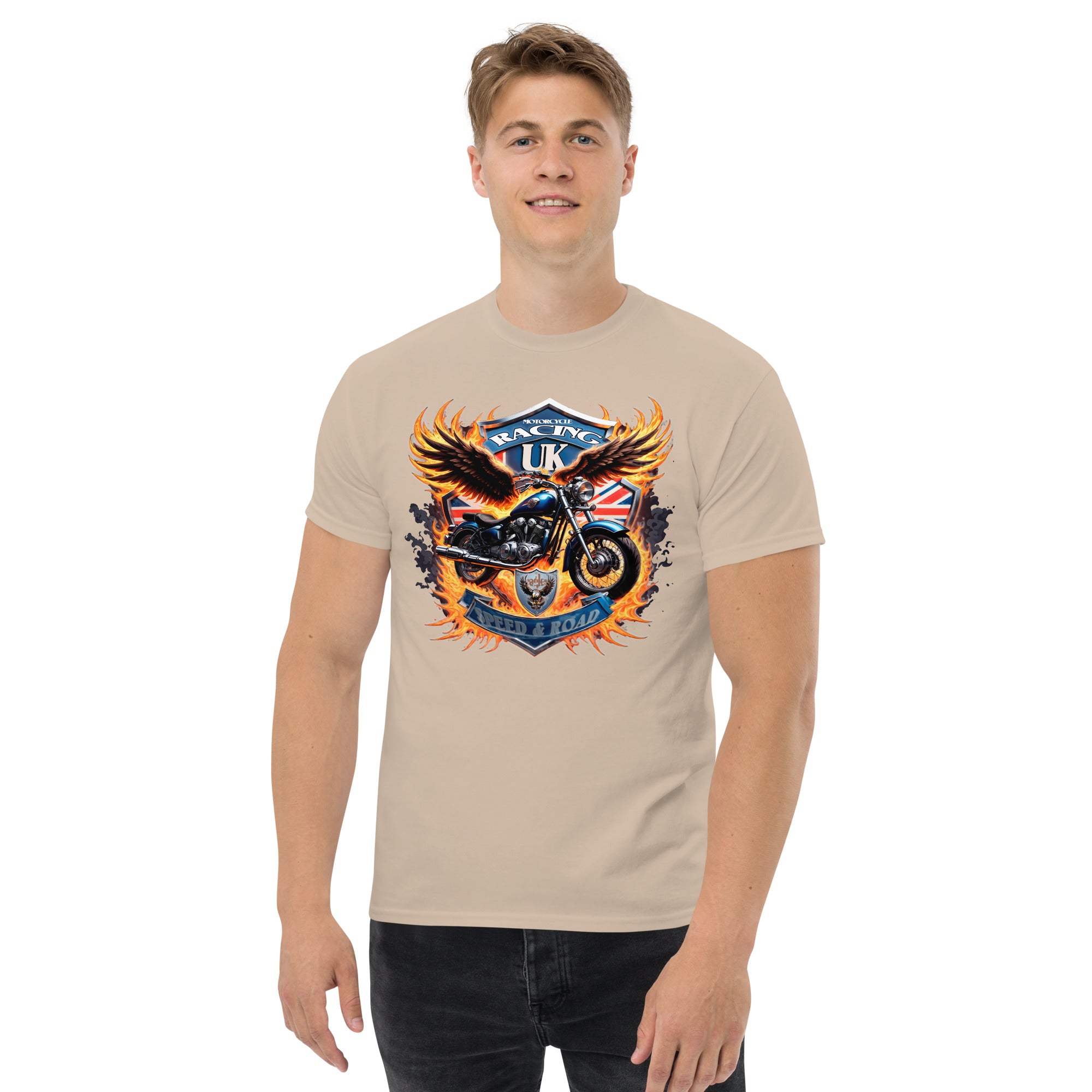 Camiseta algodón Motorcycle Racing UK