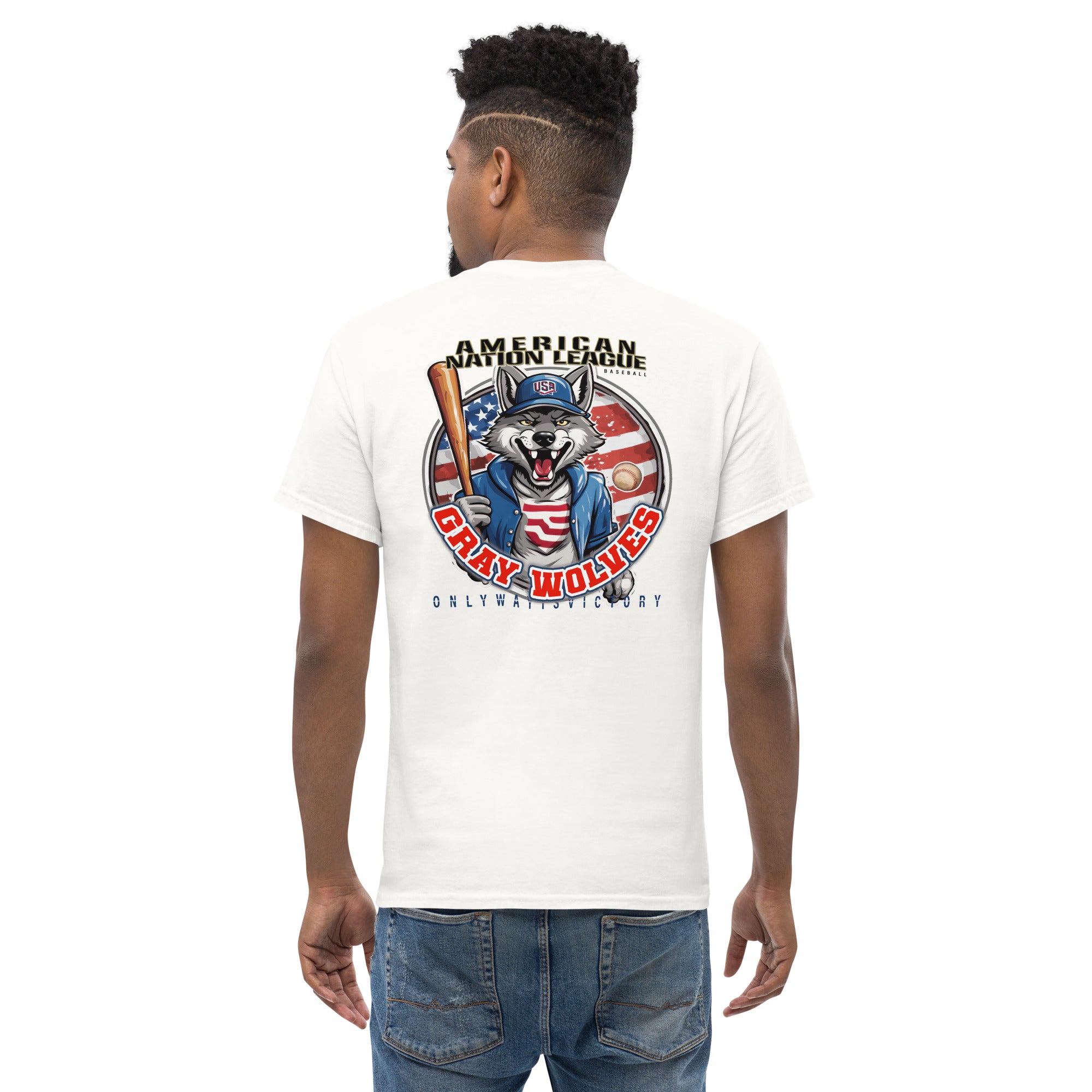 Camiseta Hombre Grey wolves