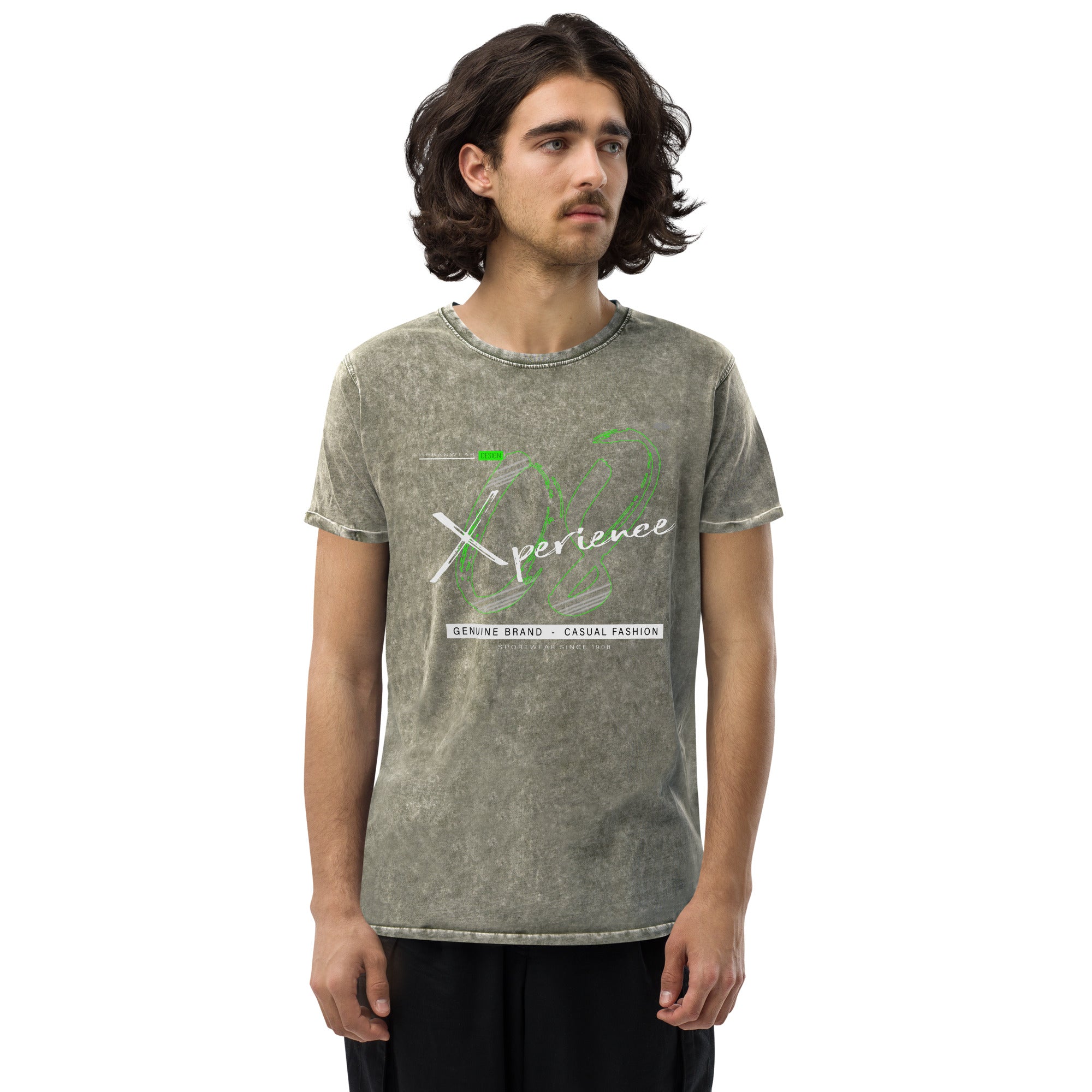 Camiseta vaquera 08 Xperience Verde