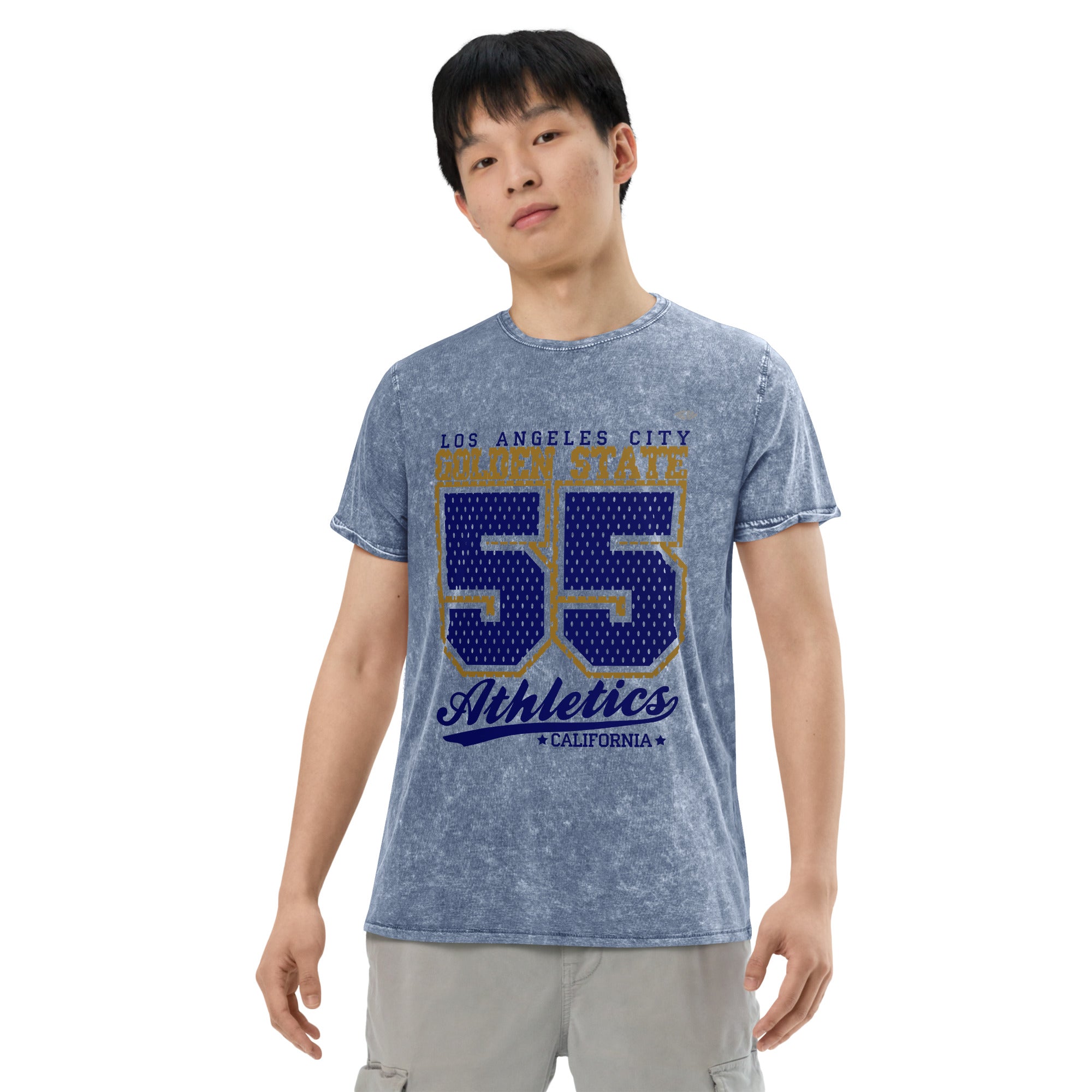 Camiseta vaquera 55 Golden State Oro