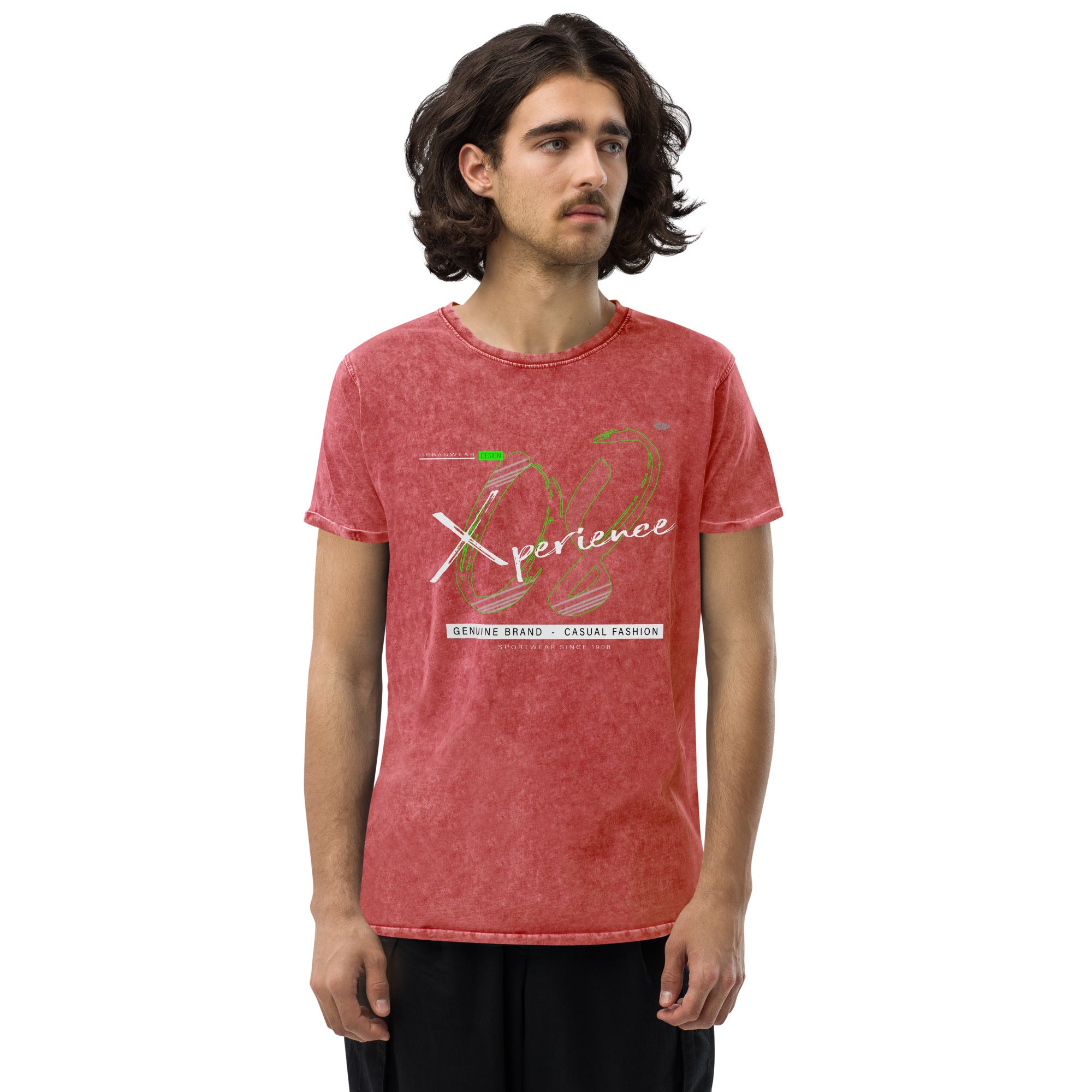 Camiseta vaquera 08 Xperience Verde