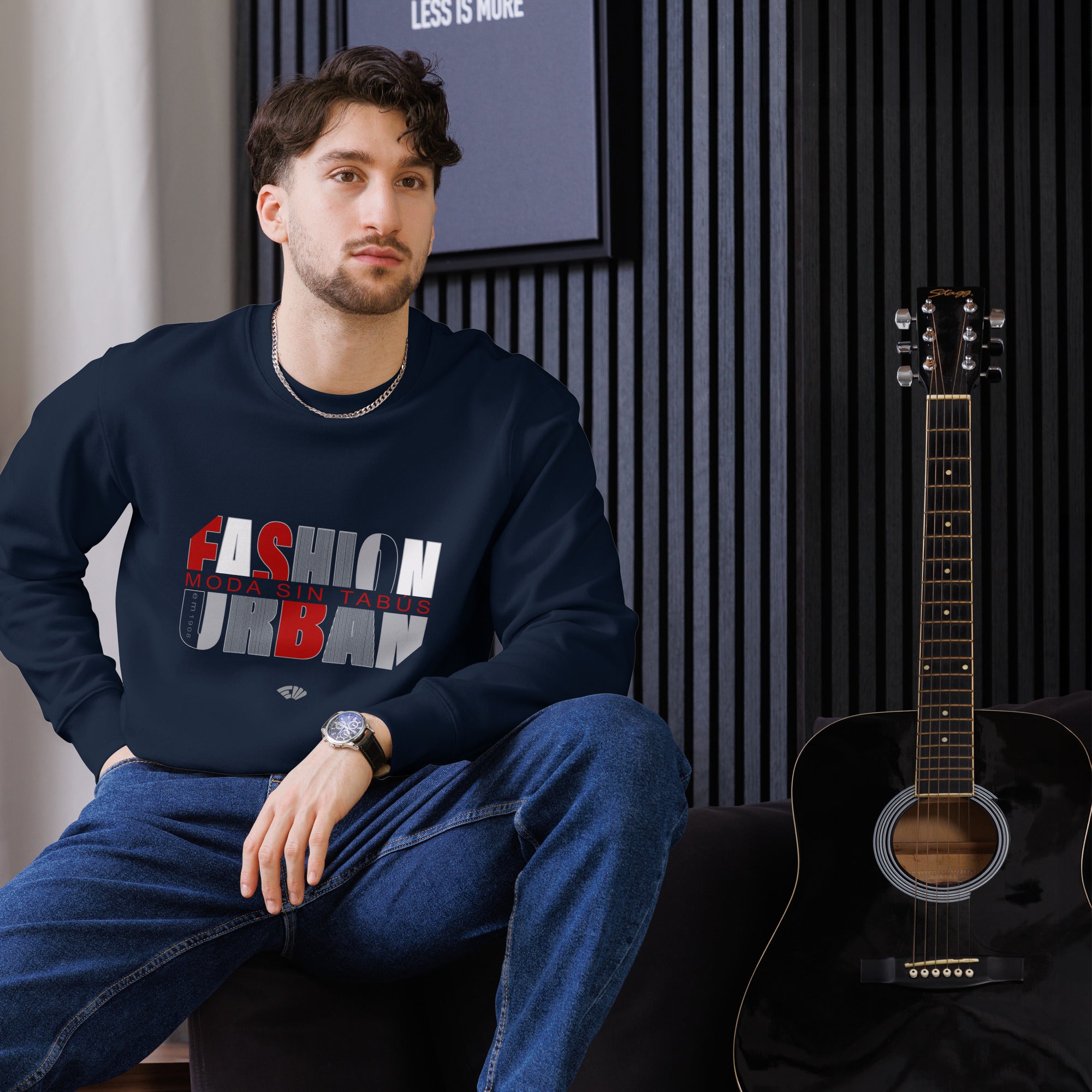 Herren Sweatshirt Mode ohne Tabus Rot