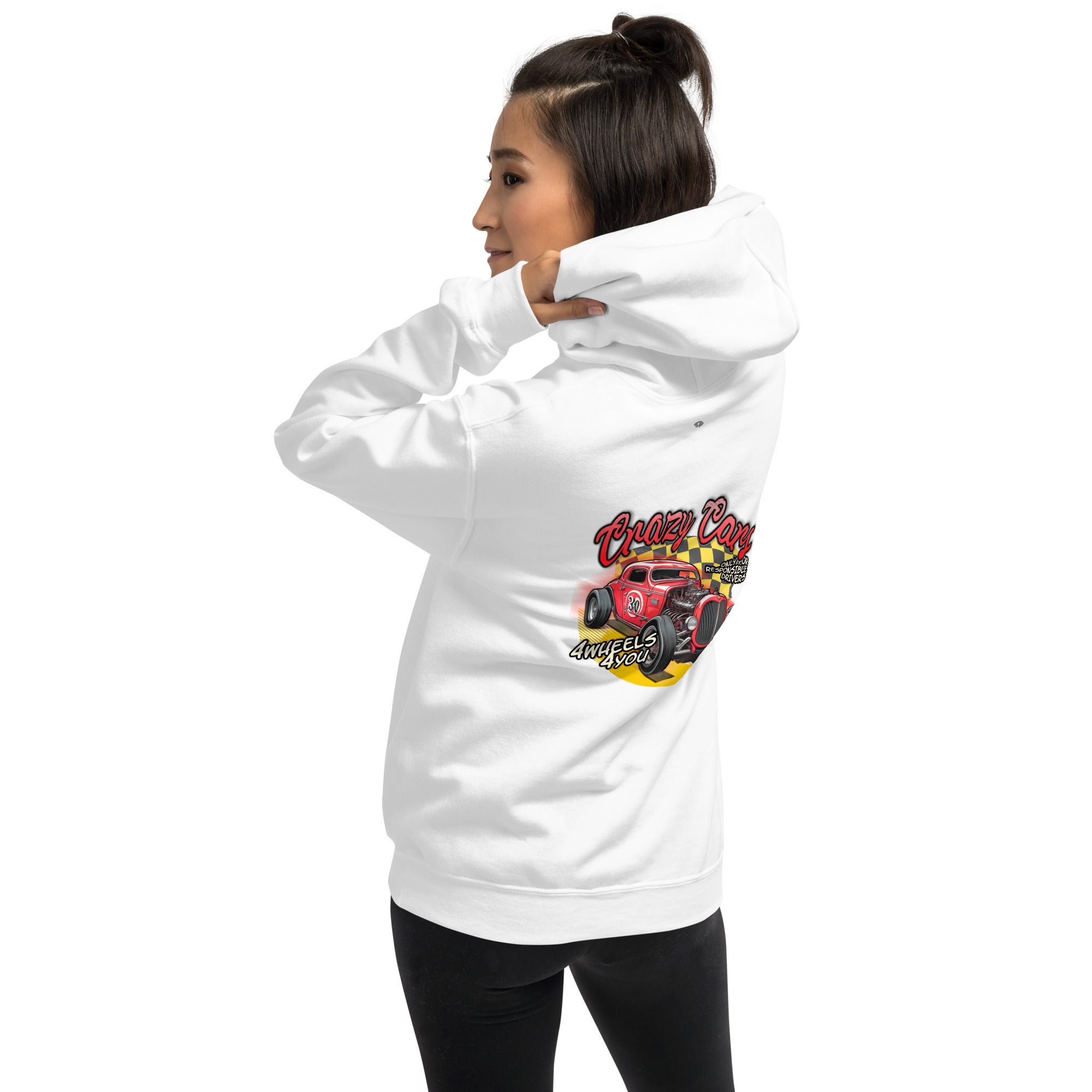Sweat-shirt d'hiver pour femmes Crazy Cars
