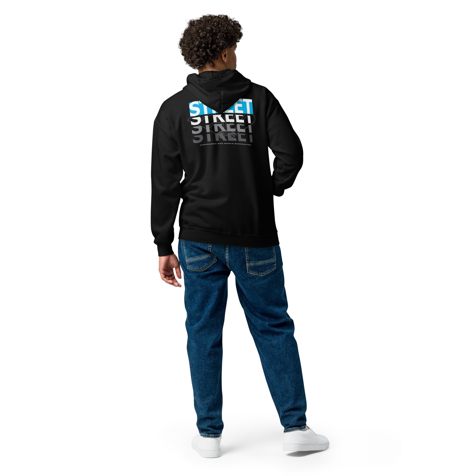 EM Street Herren-Sweatshirt mit Reißverschluss