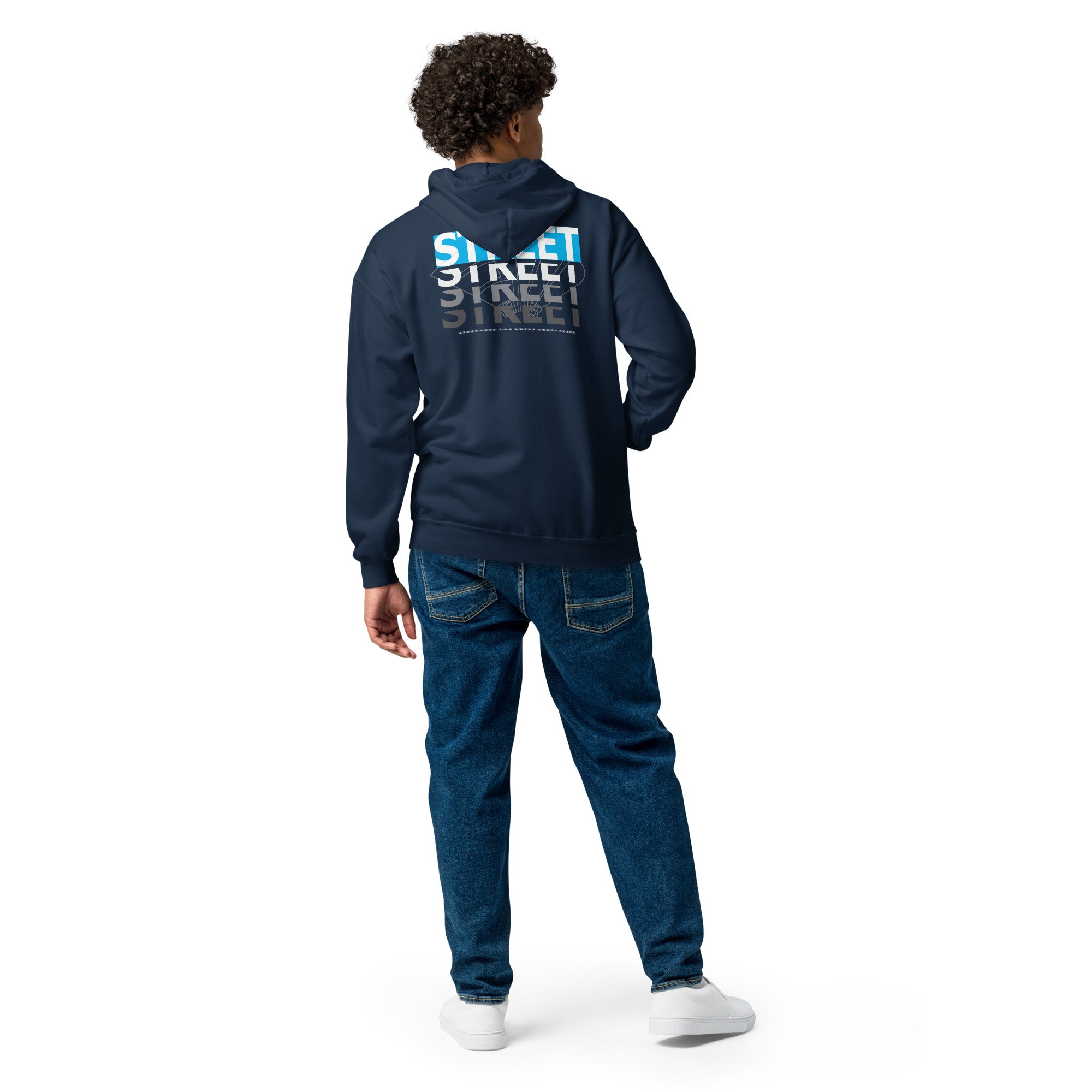 EM Street Herren-Sweatshirt mit Reißverschluss