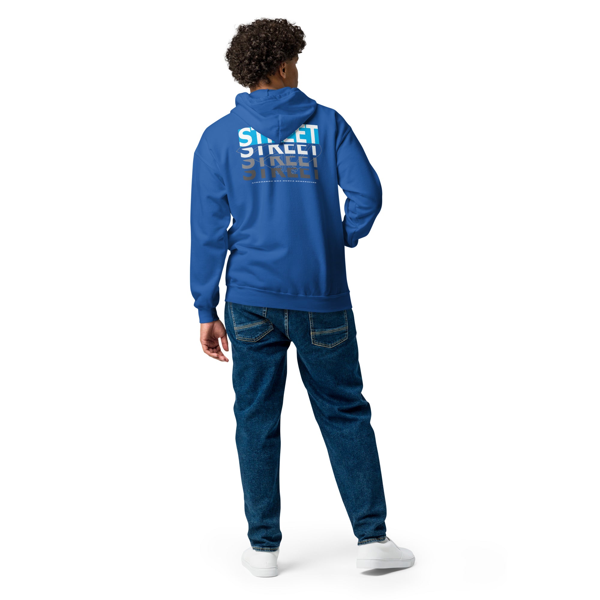 EM Street Herren-Sweatshirt mit Reißverschluss