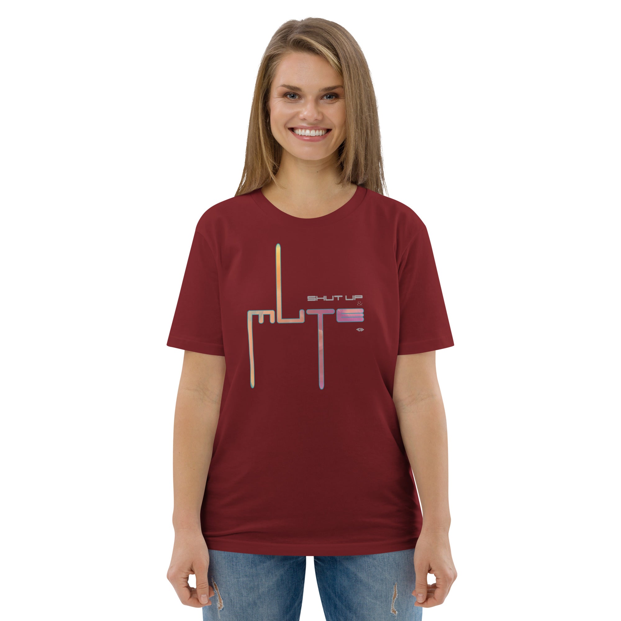 Camiseta de algodón orgánico Mute