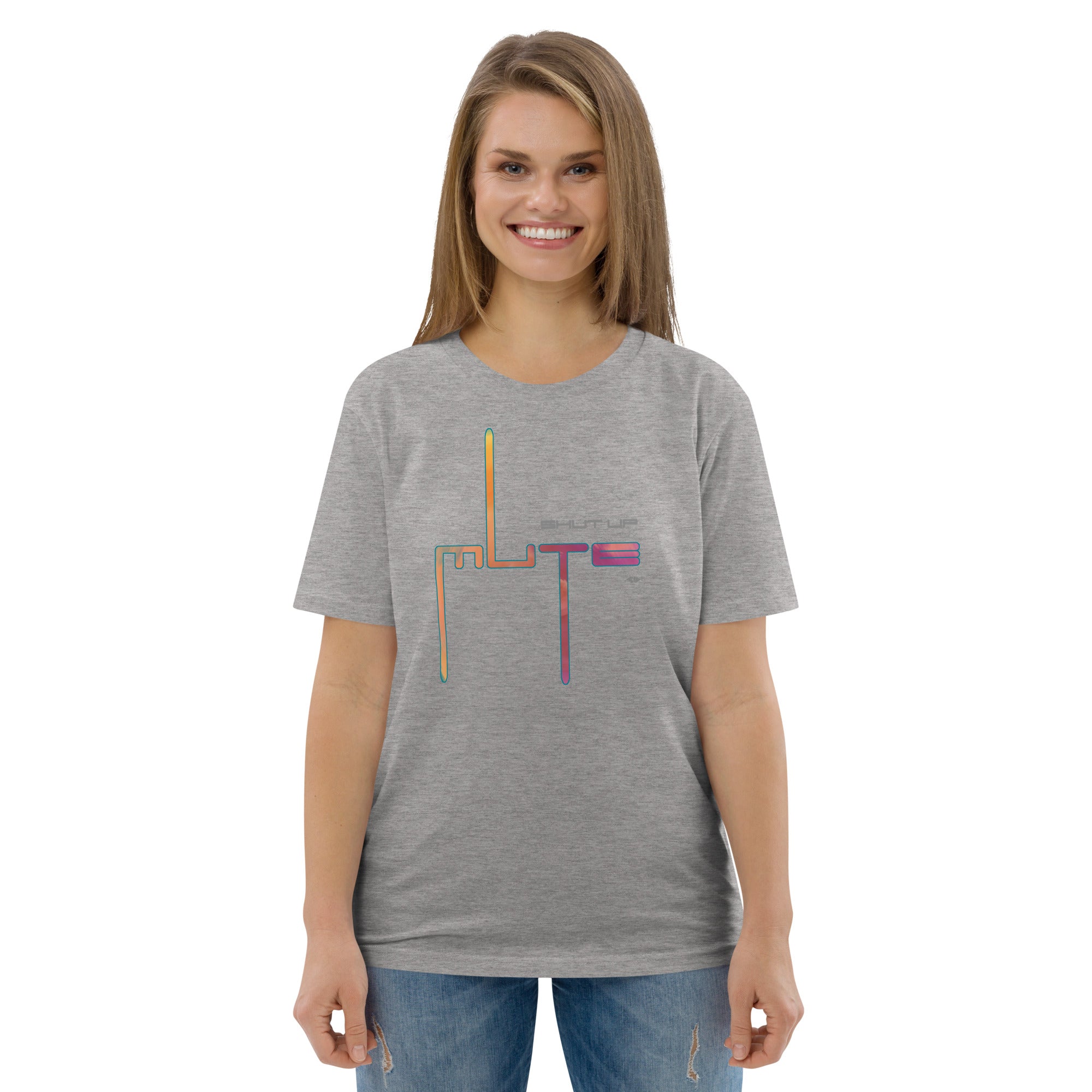 Camiseta de algodón orgánico Mute