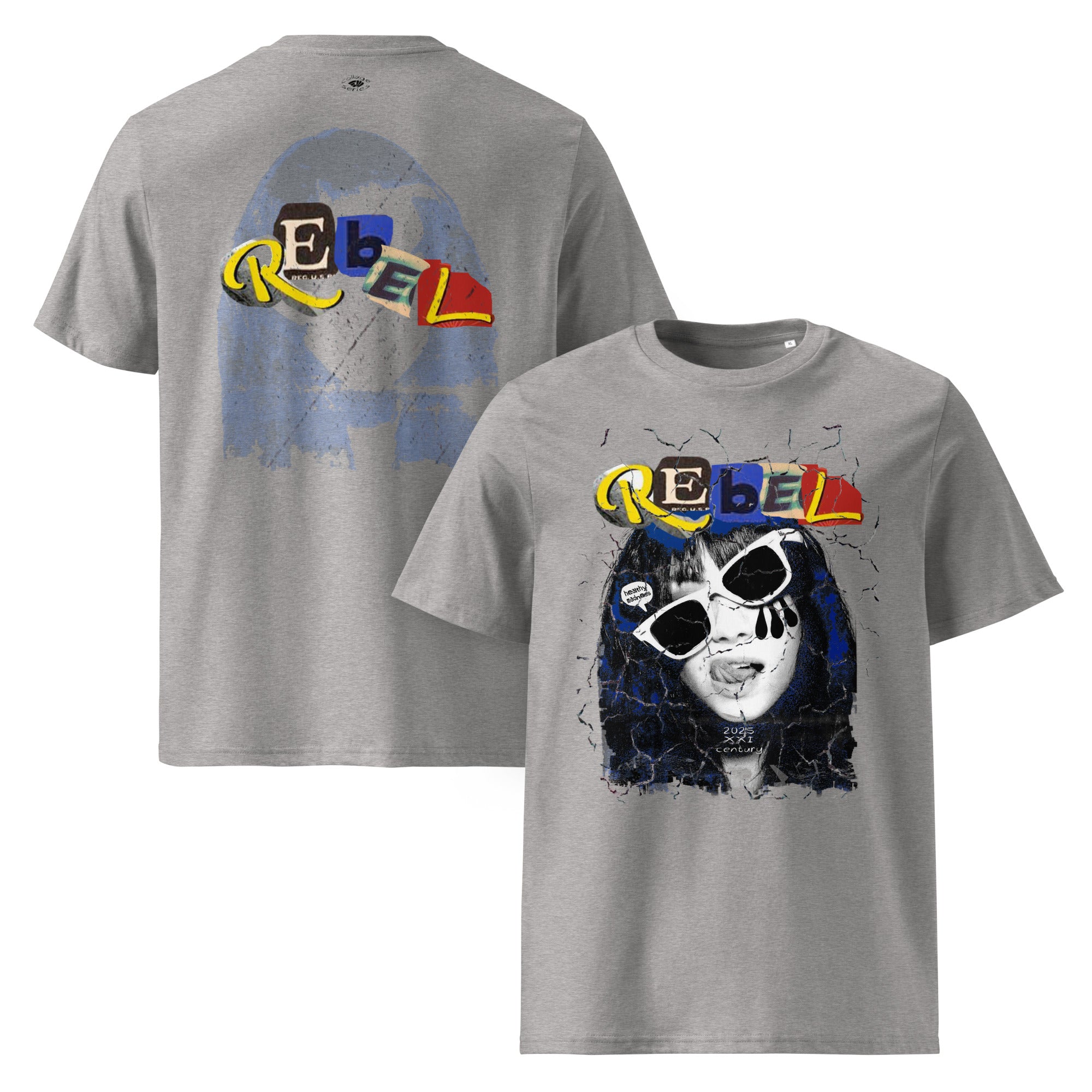 Camiseta de algodón orgánico Rebel
