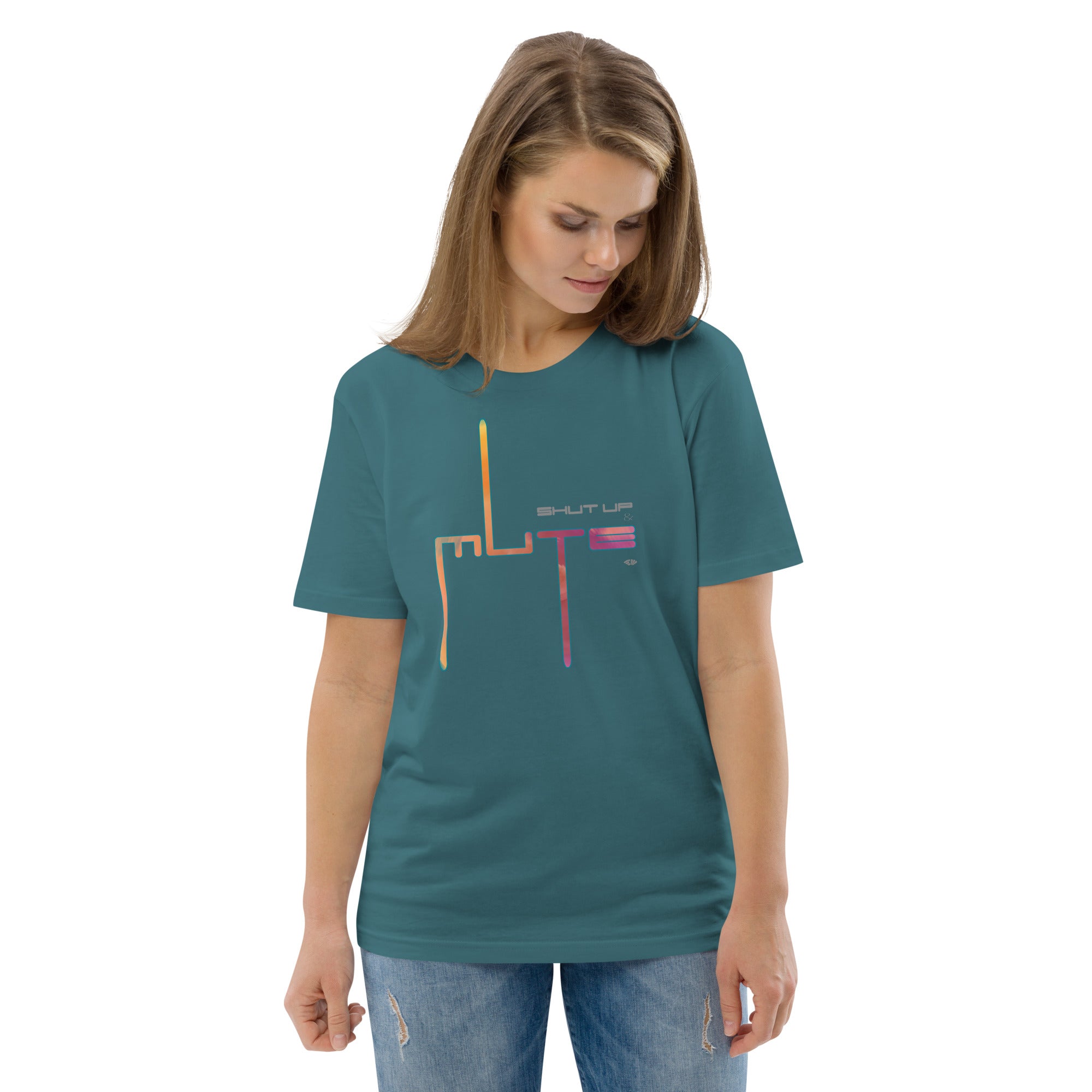 Camiseta de algodón orgánico Mute