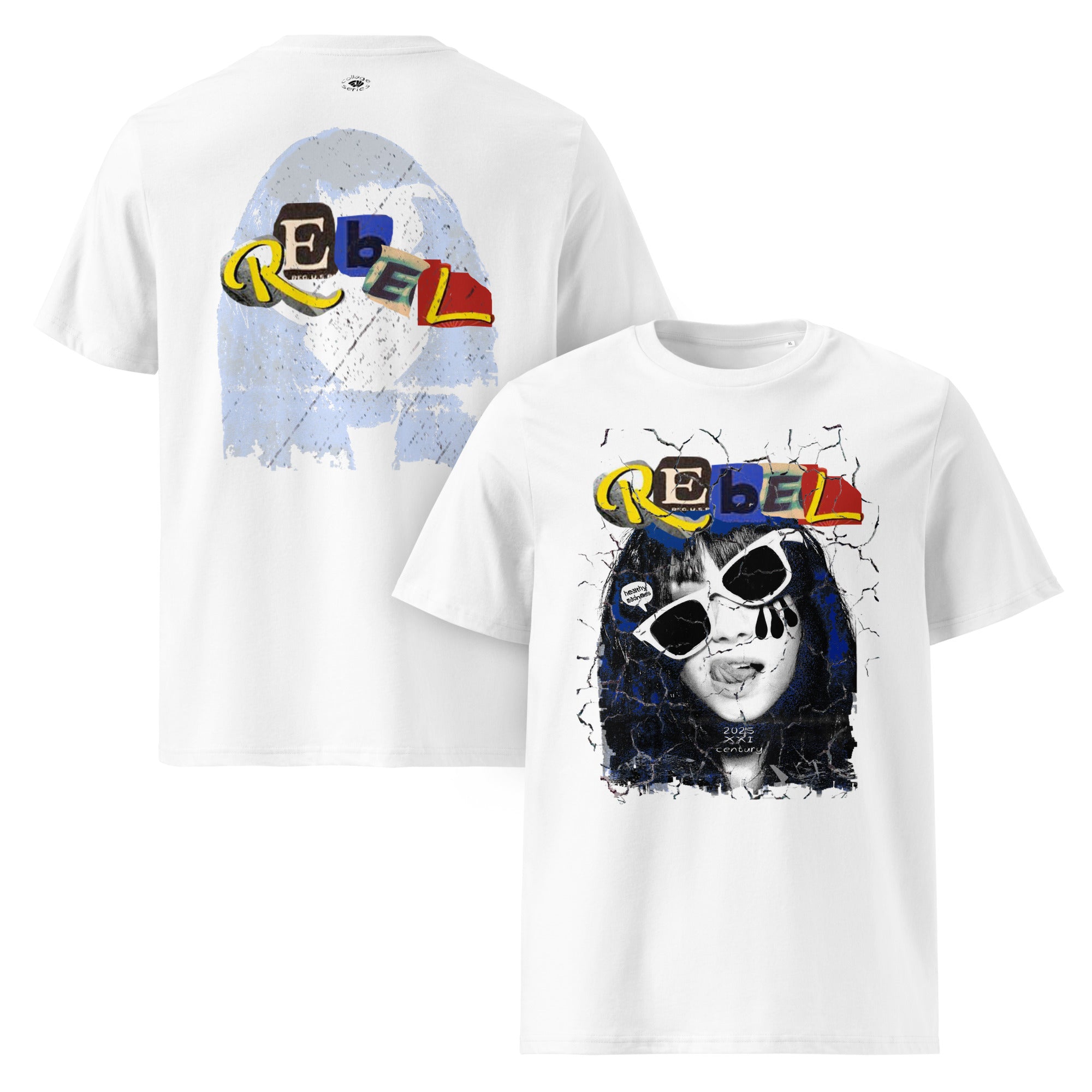 Camiseta de algodón orgánico Rebel