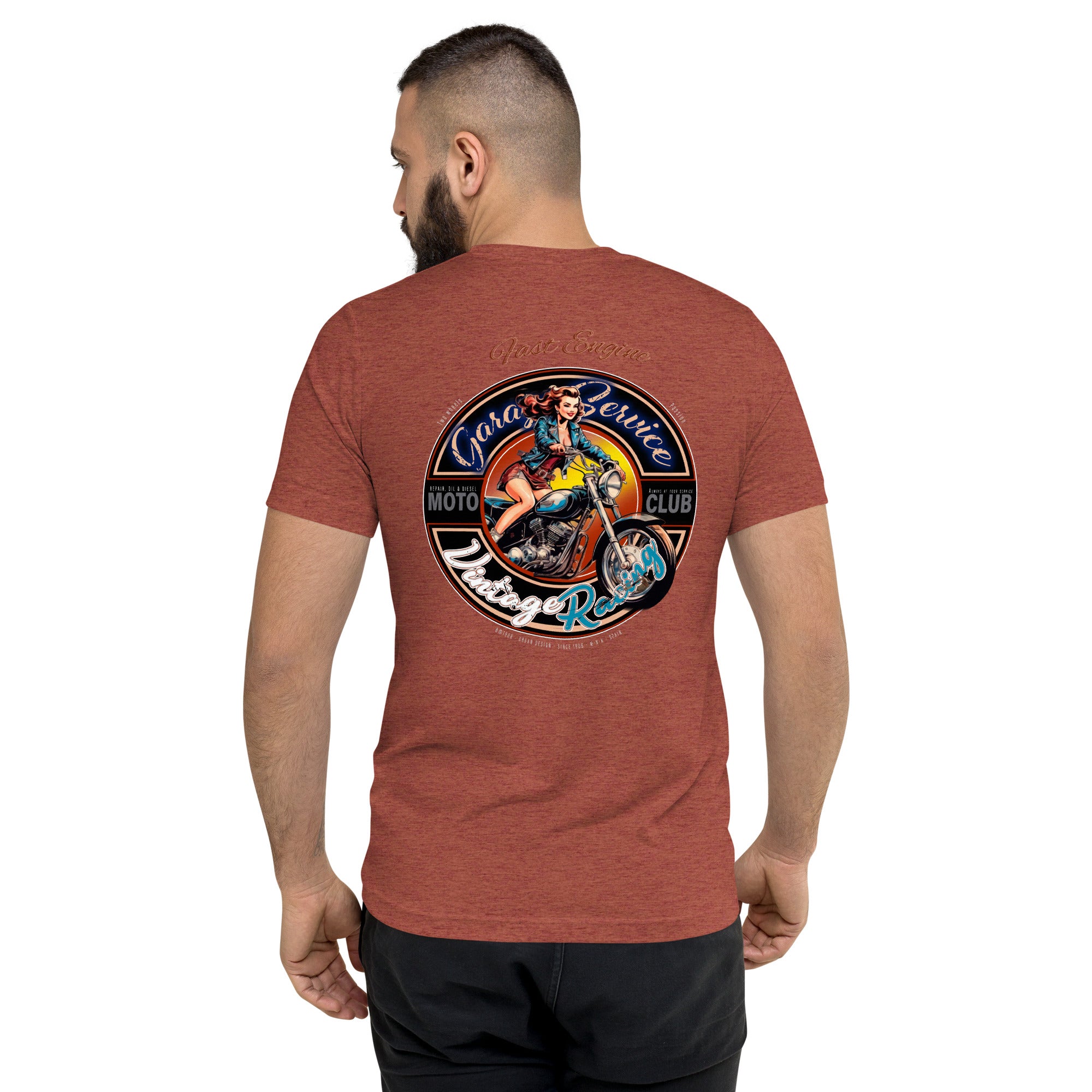 Camiseta triblend Garage Service II