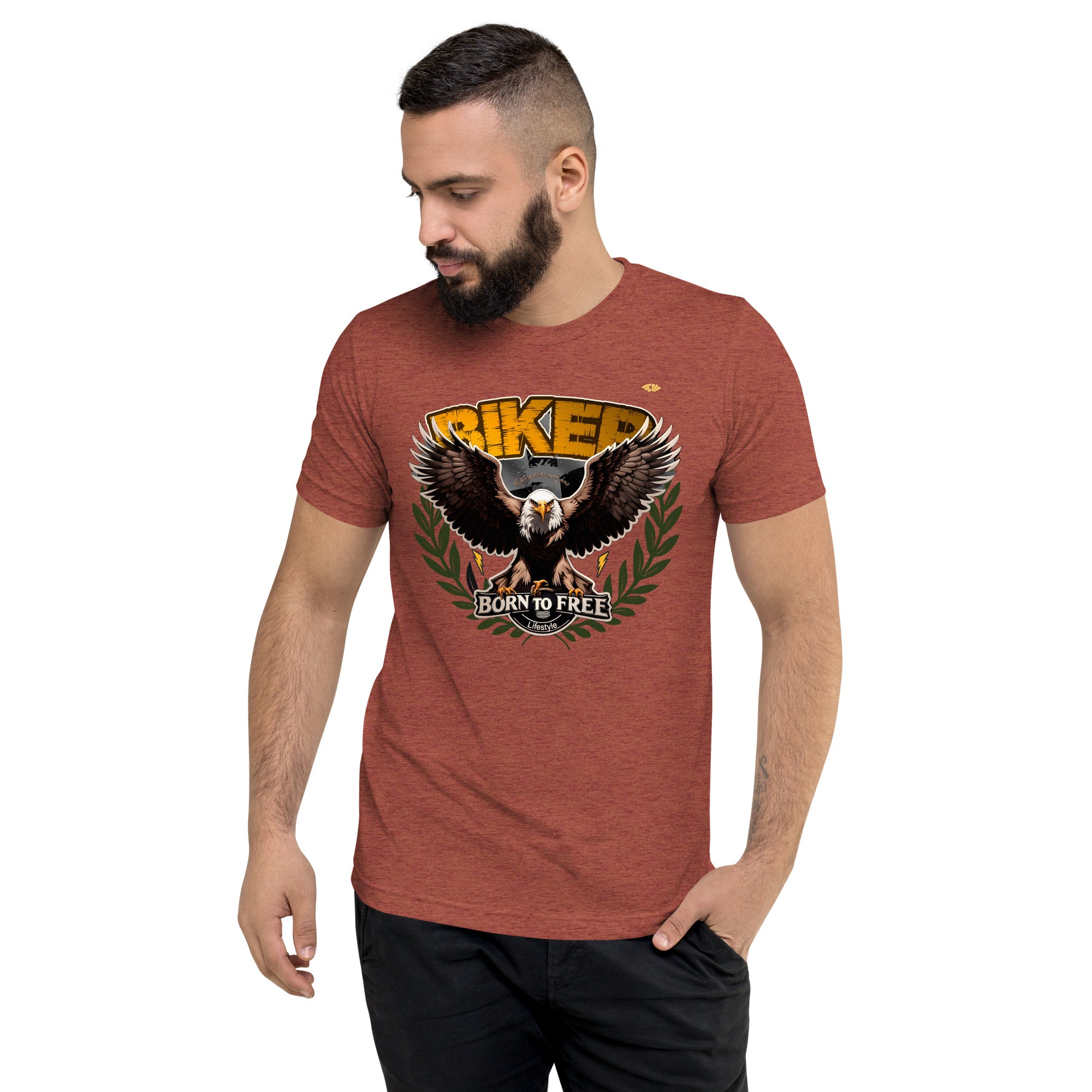 Camiseta triblend Biker