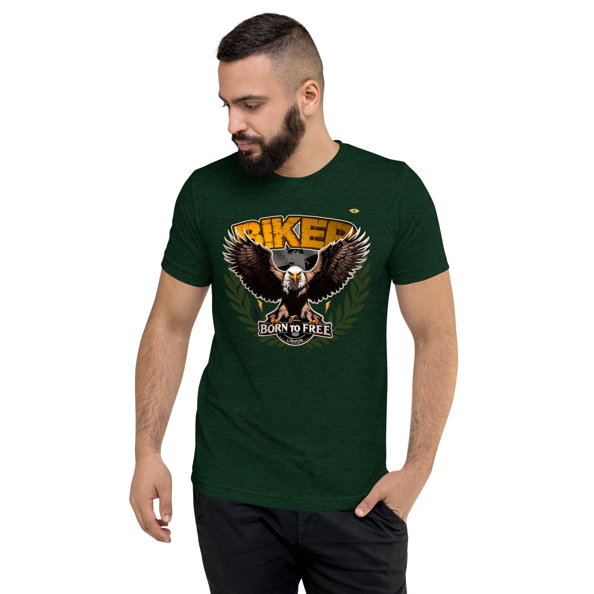 Camiseta triblend Biker
