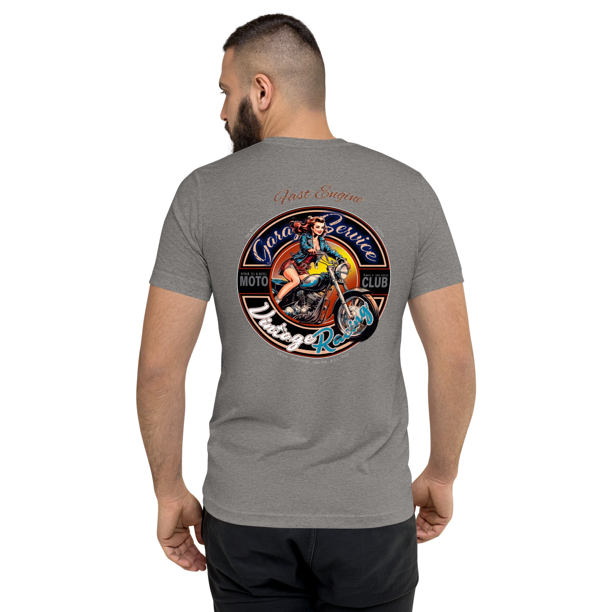 Camiseta triblend Garage Service II