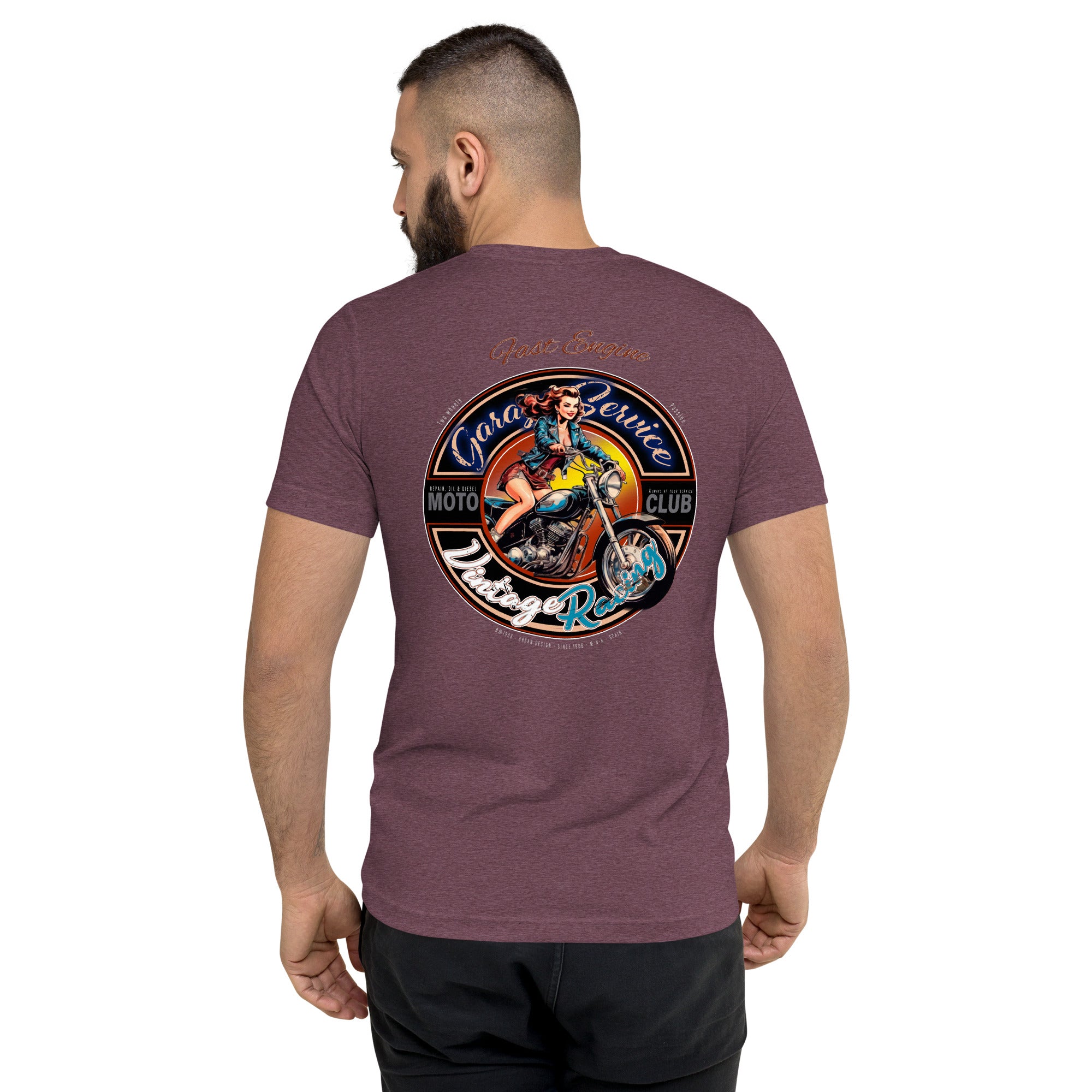 Camiseta triblend Garage Service II