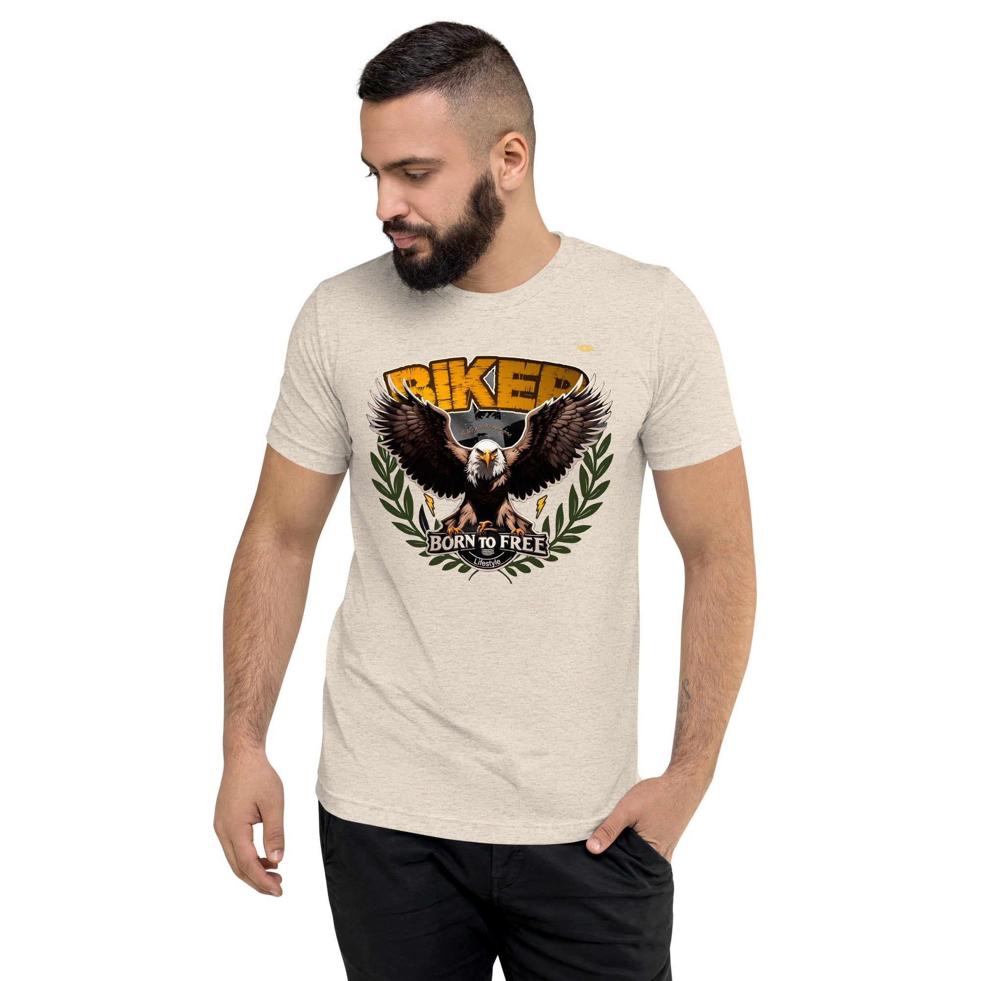 Camiseta triblend Biker