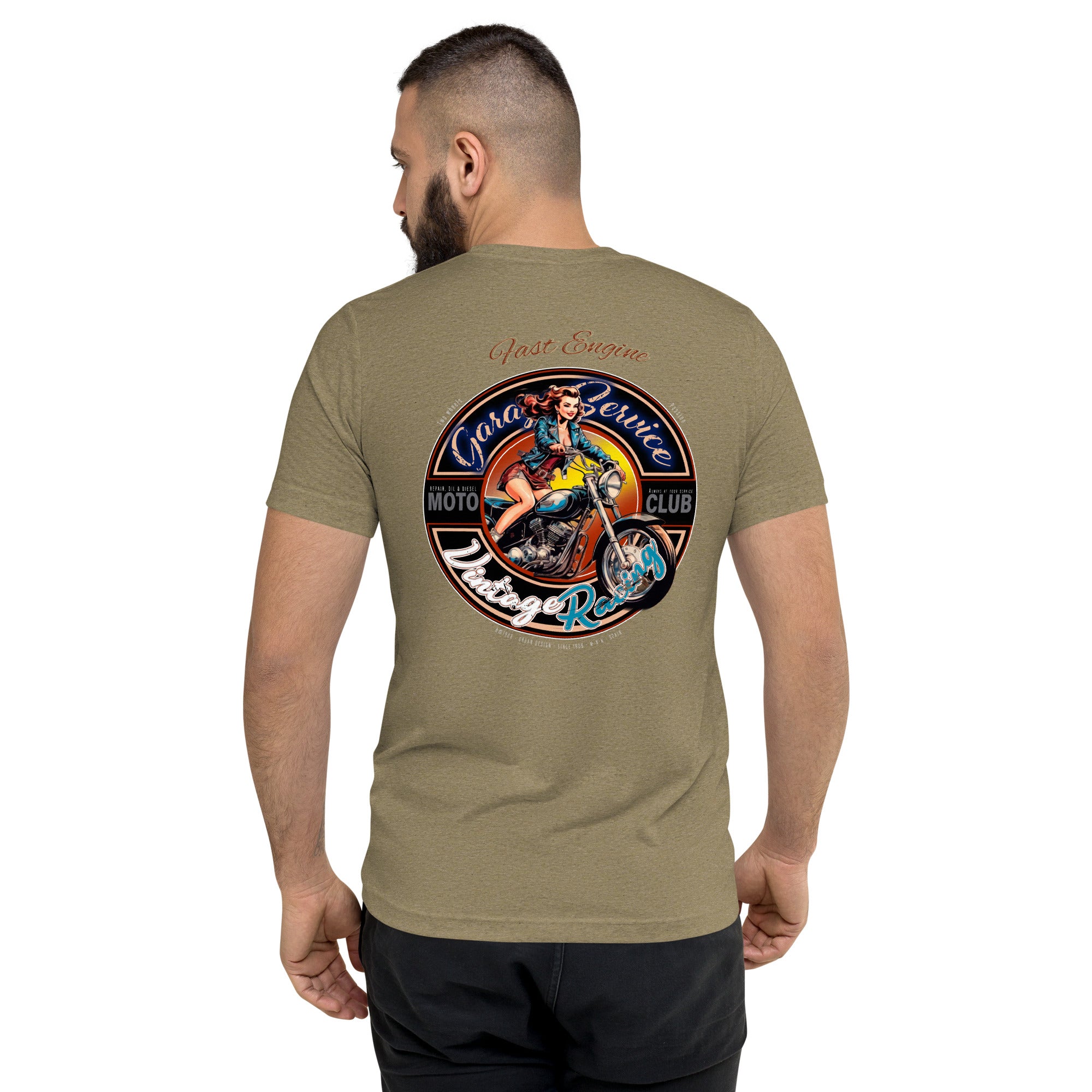 Camiseta triblend Garage Service II