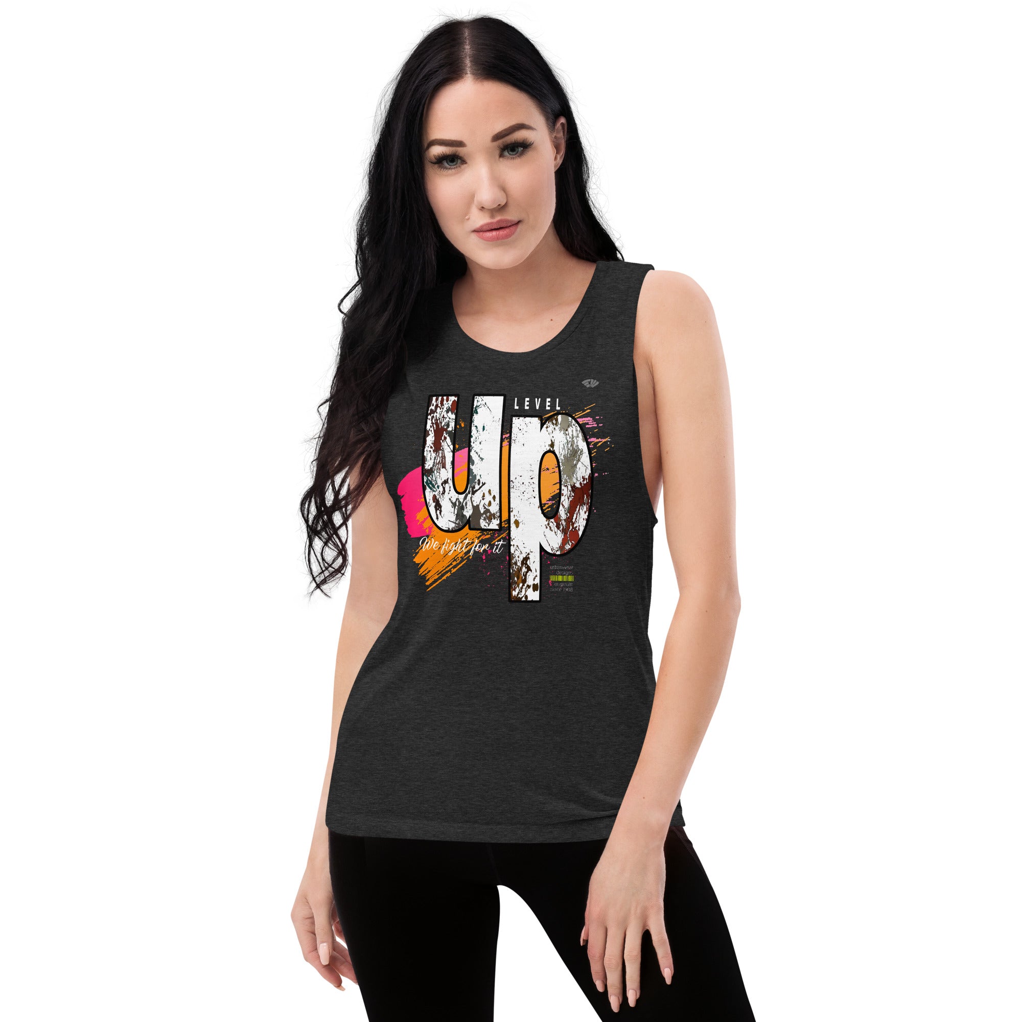 Camiseta sin mangas Mujer Level Up